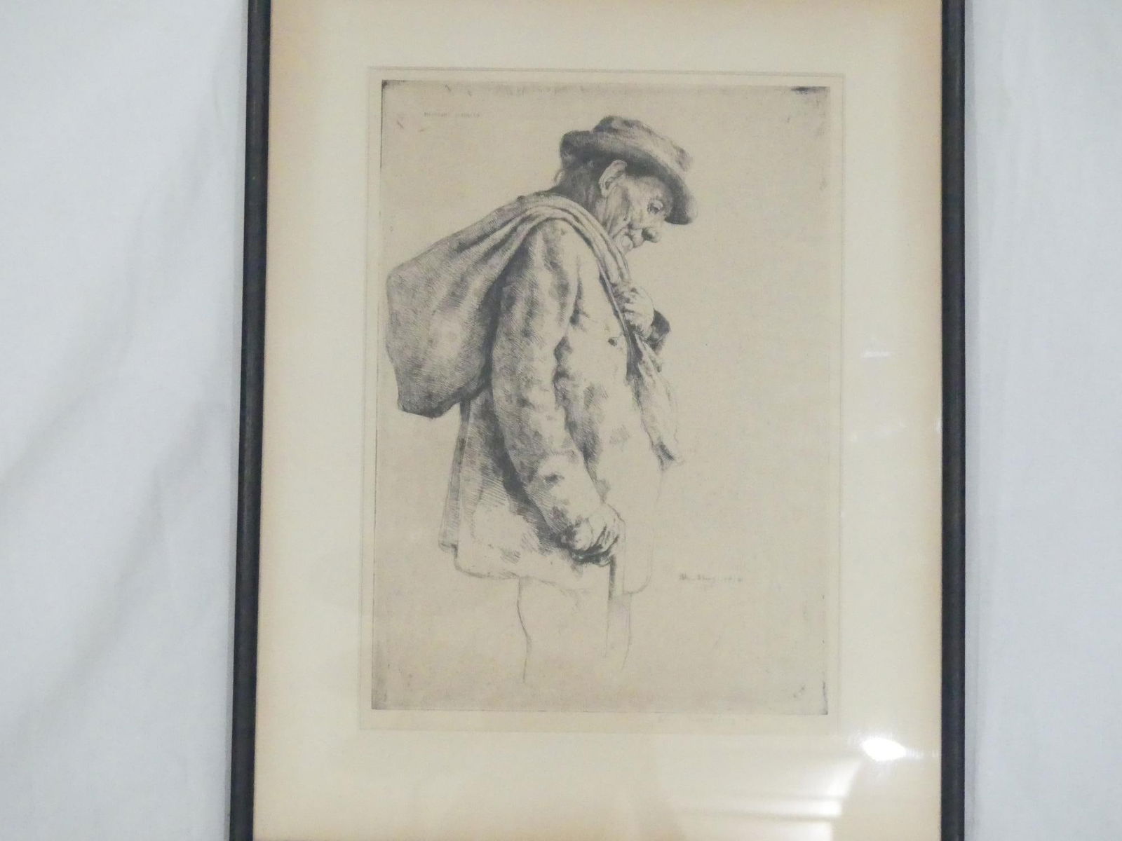 Antique William Auerbach-Levy Original Artist Proof Etching (1 of 8)