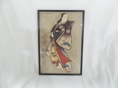 Antique Kaigetsudo Ando Japanese Wood Block Print