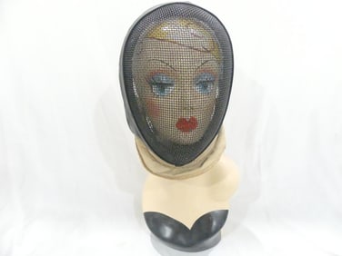 Vintage Castello Fencing Mask with Label