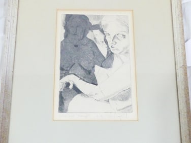 Vintage Artist Proof "3 Beings" Thulay Campbell"