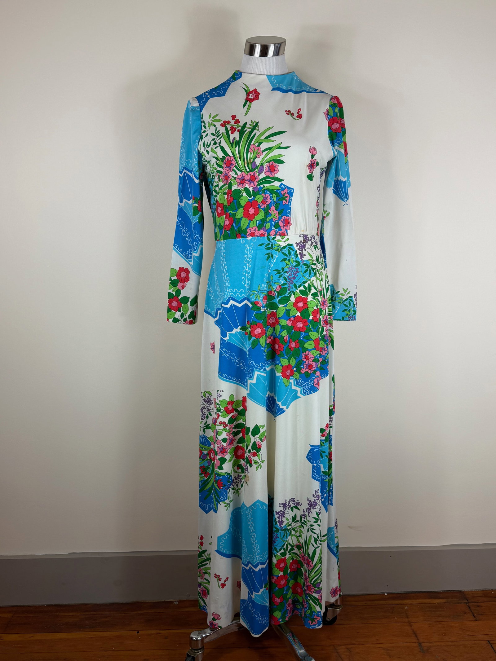 Vintage Kiki Hart 1970s Maxi Dress (1 of 9)