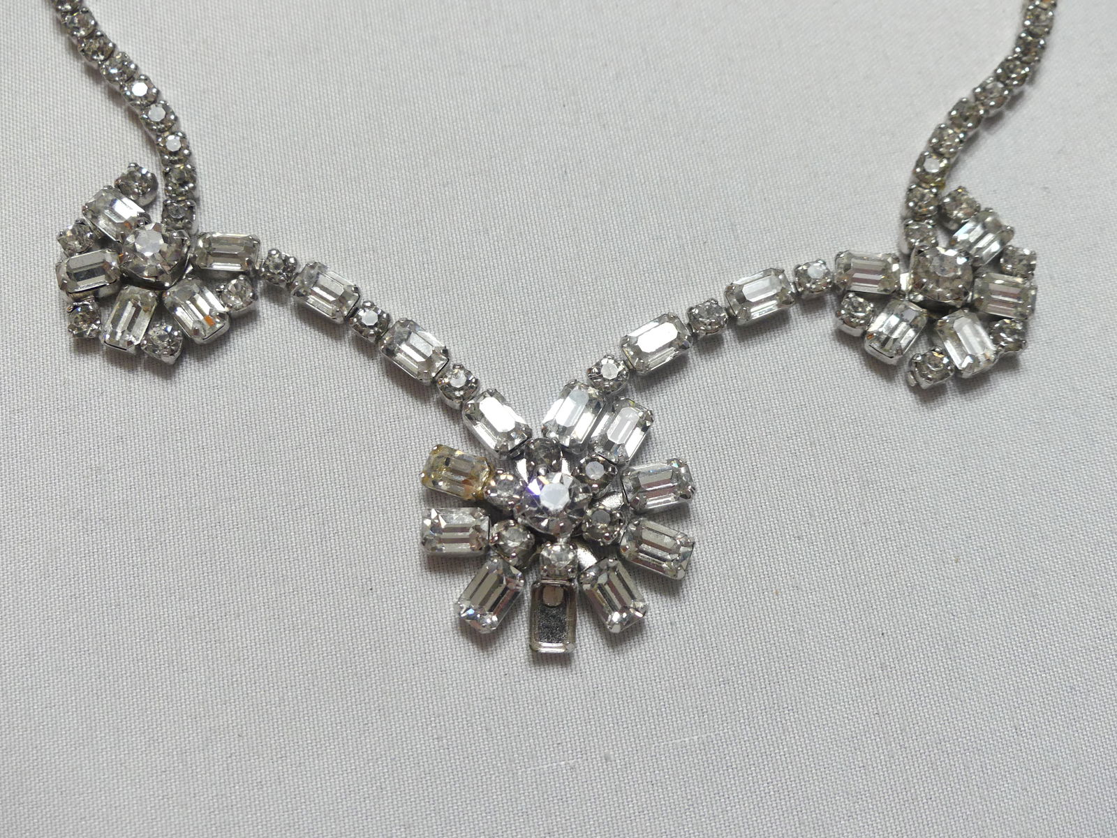 Rhinestone Choker: approx. 15", see photos