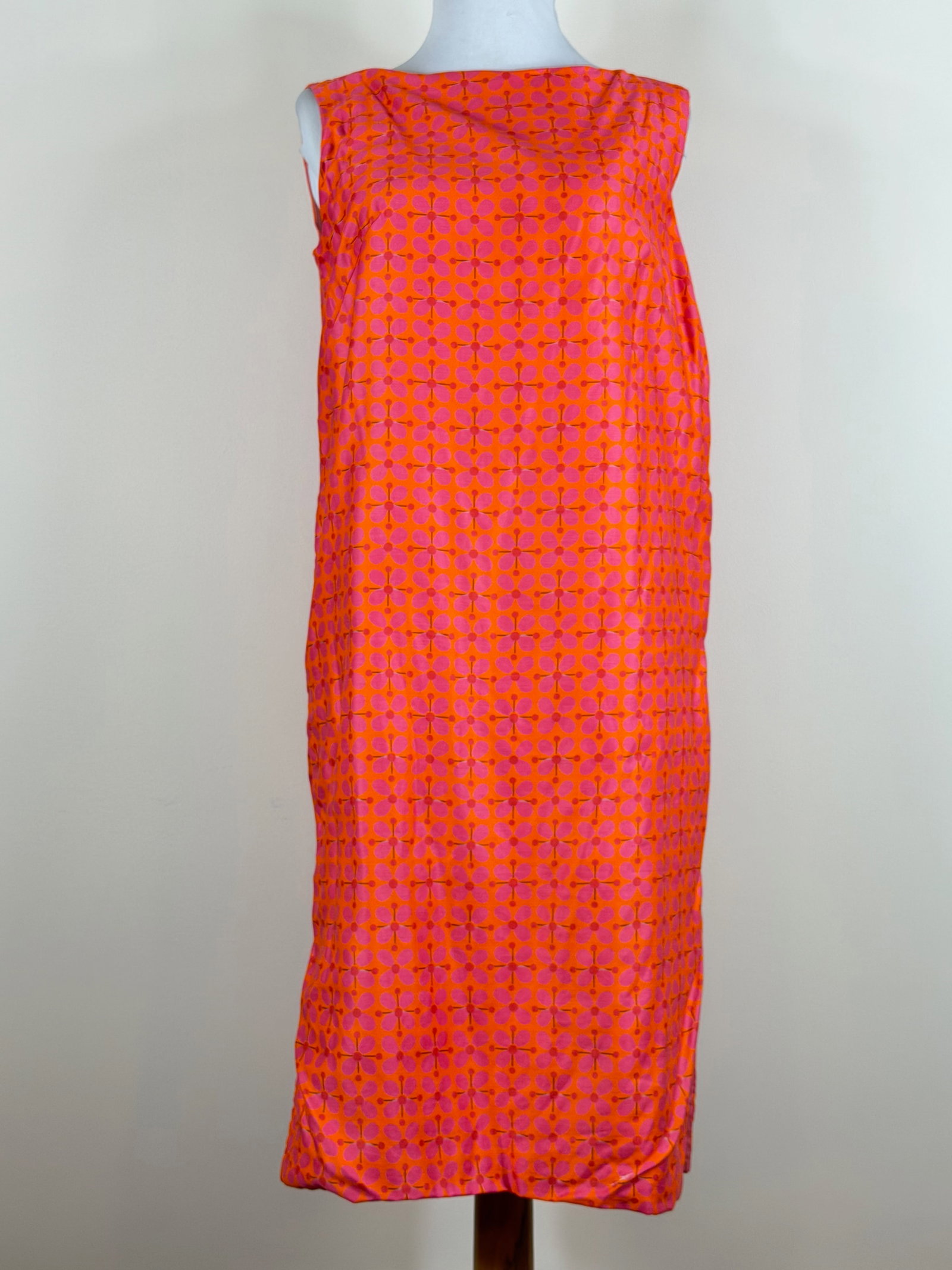 Vintage 1960s Printed Cotton Sheath Dress (1 of 7)