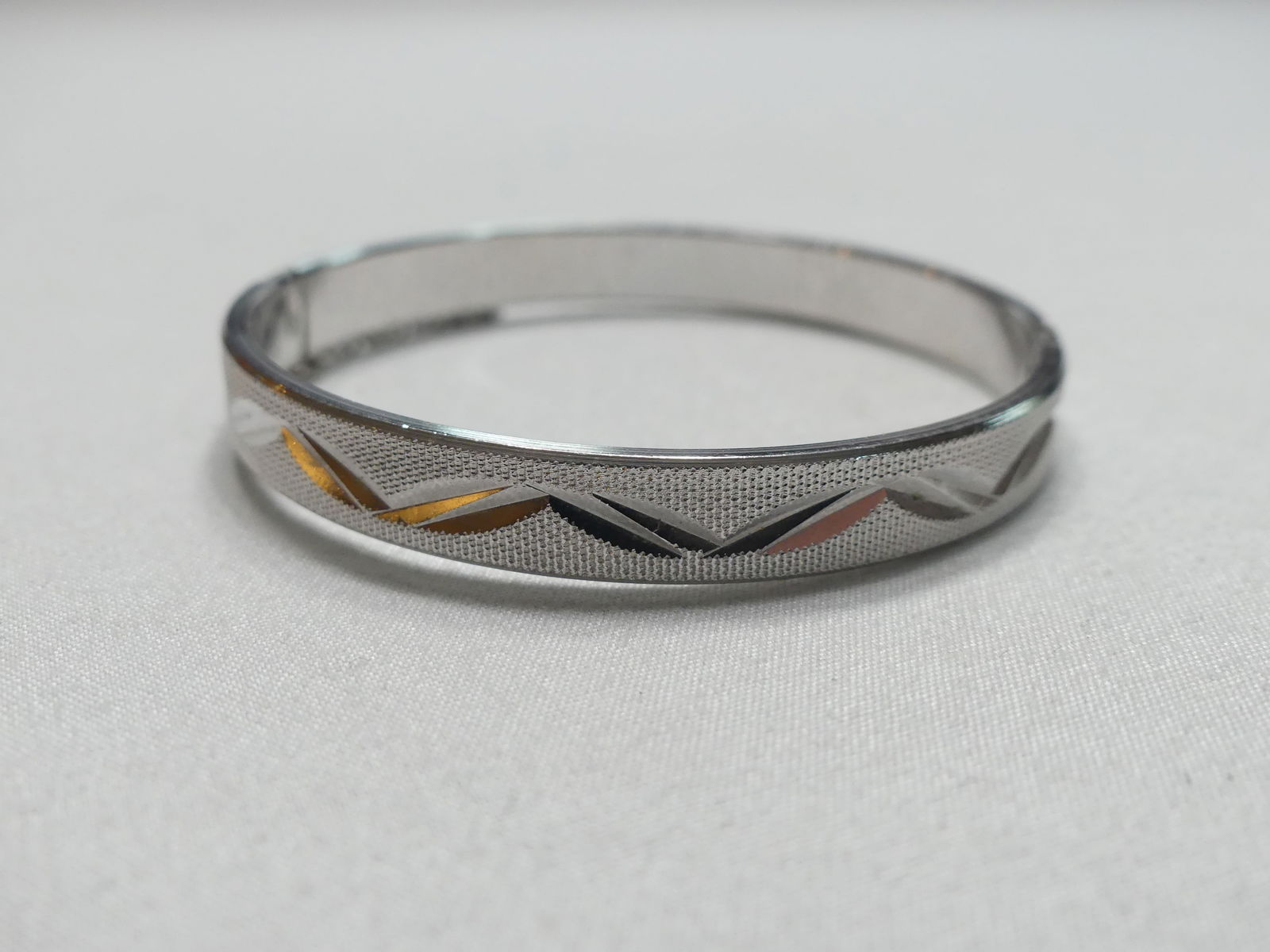 18k Plated Bangle Bracelet - 3