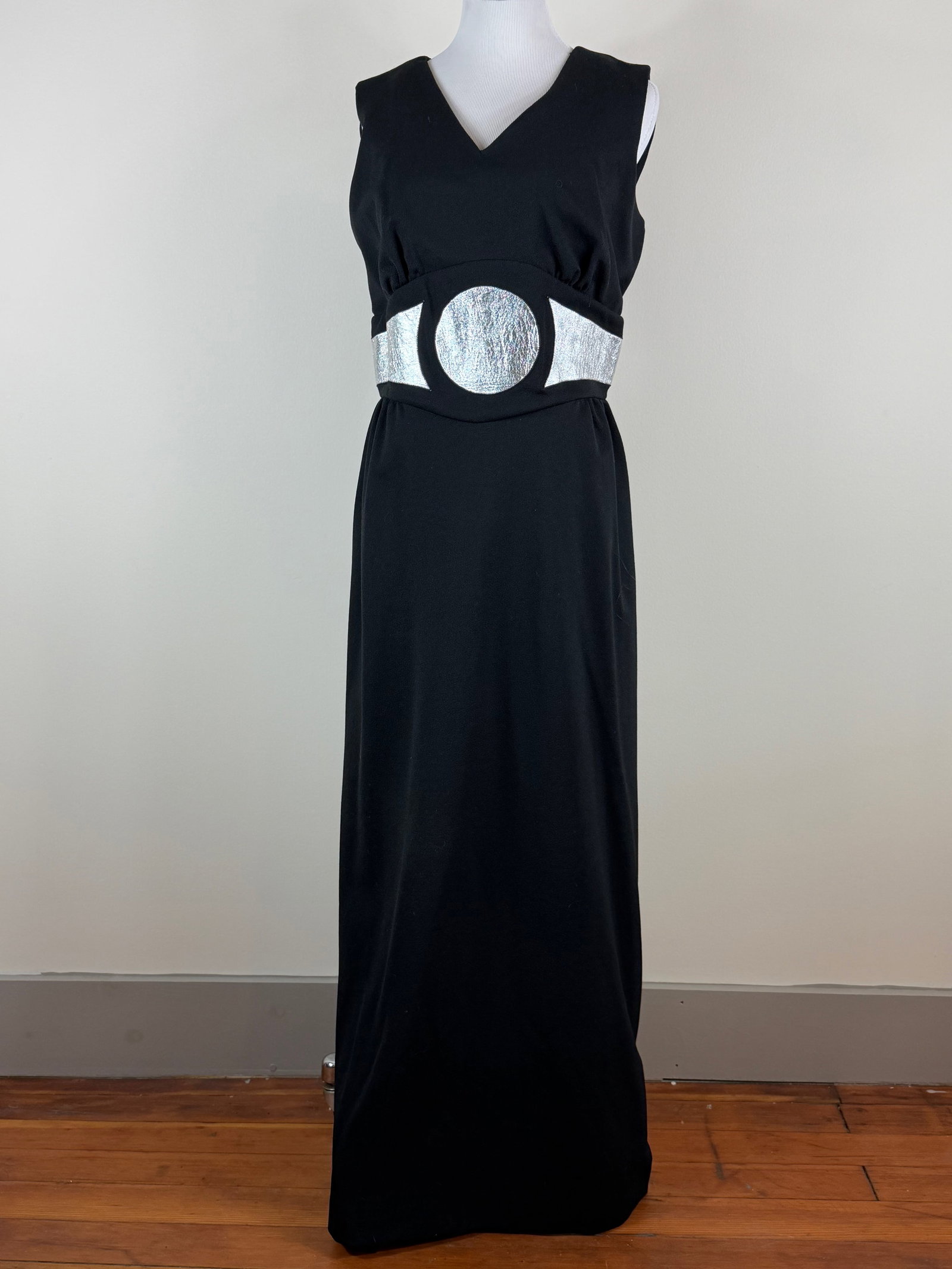 Vintage Late 1960s Mod Evening Dress (1 of 5)