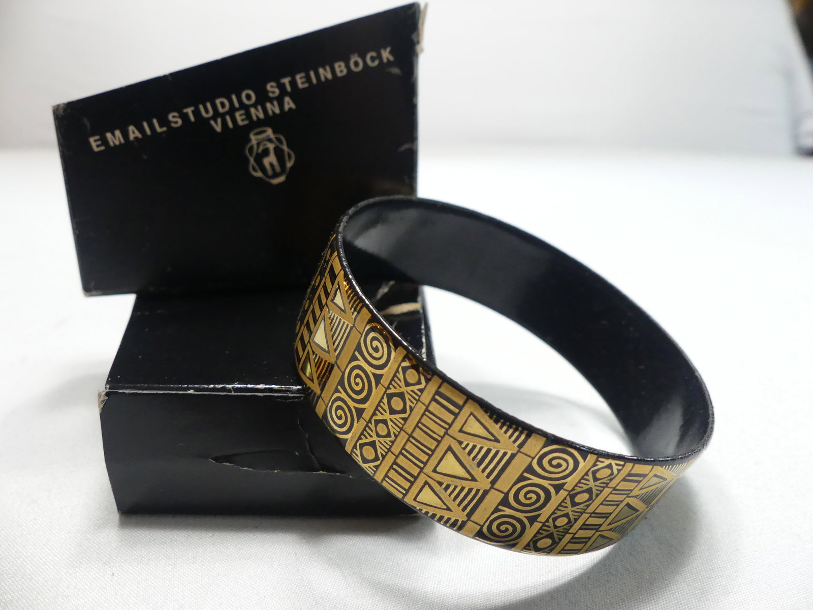 Vintage Steinbock Wien Austria Bangle Bracelet (1 of 7)