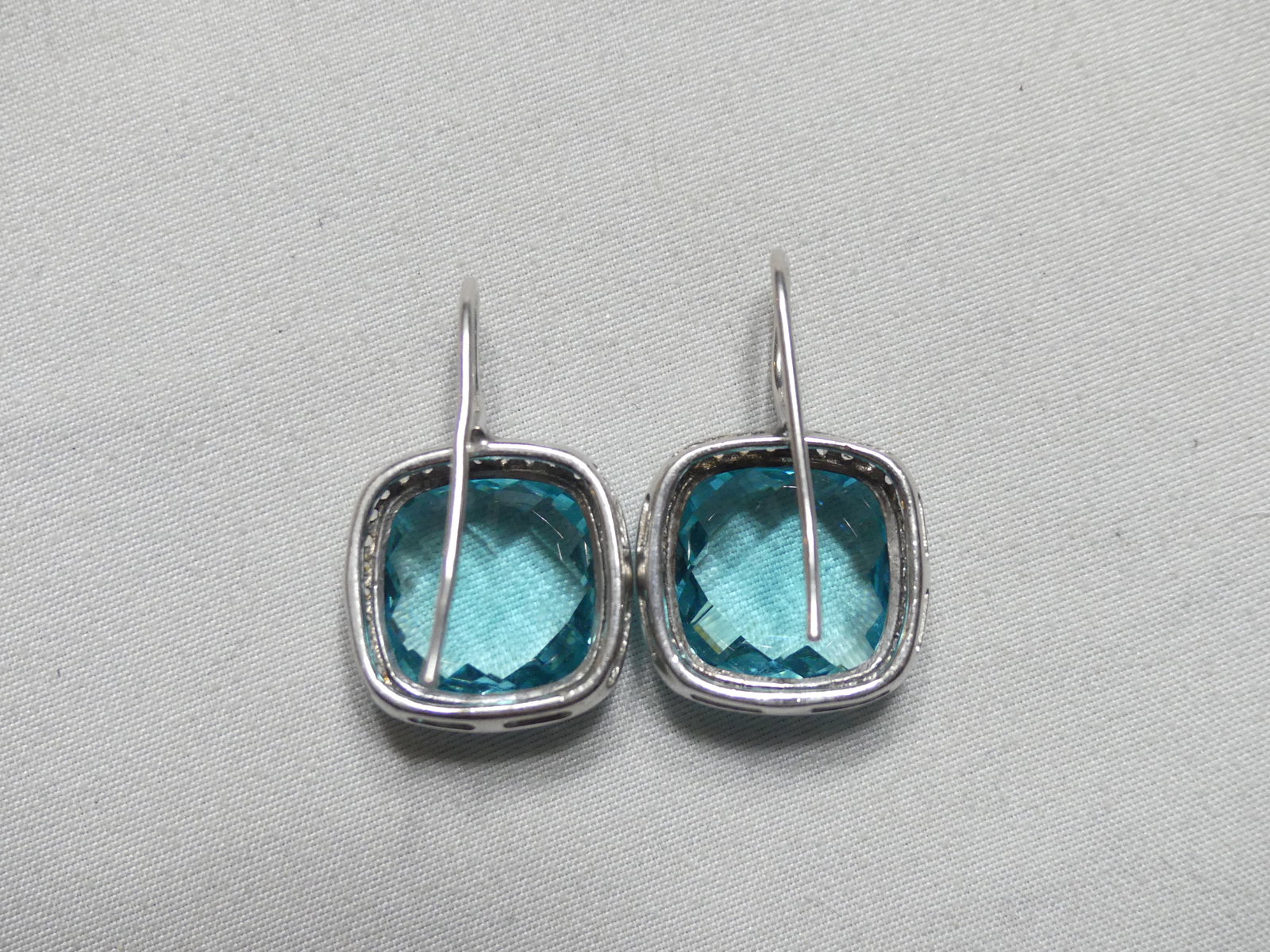 Sterling Silver Topaz Earring - 2