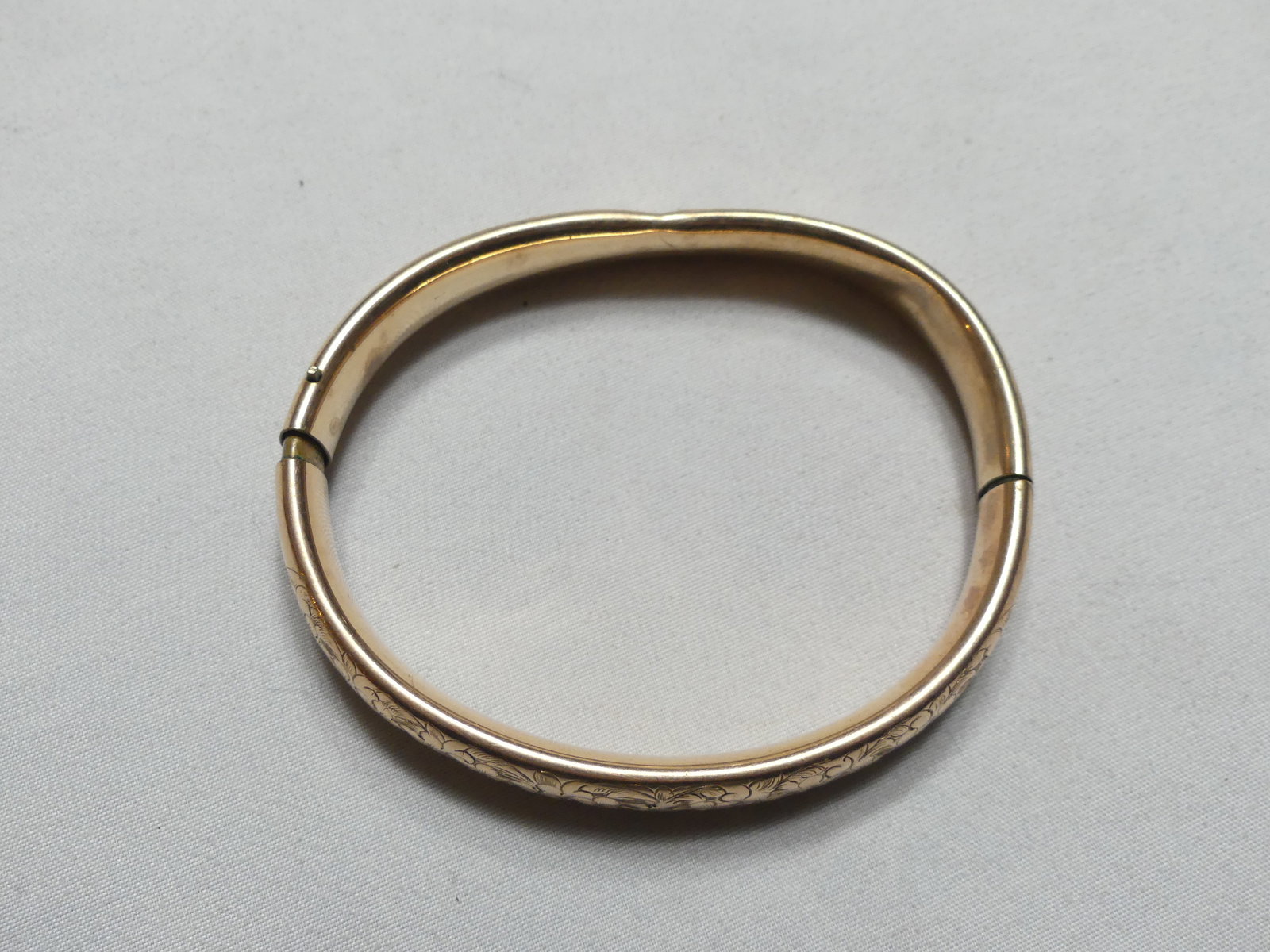 Two Antique Gold Filled Bangles - 7