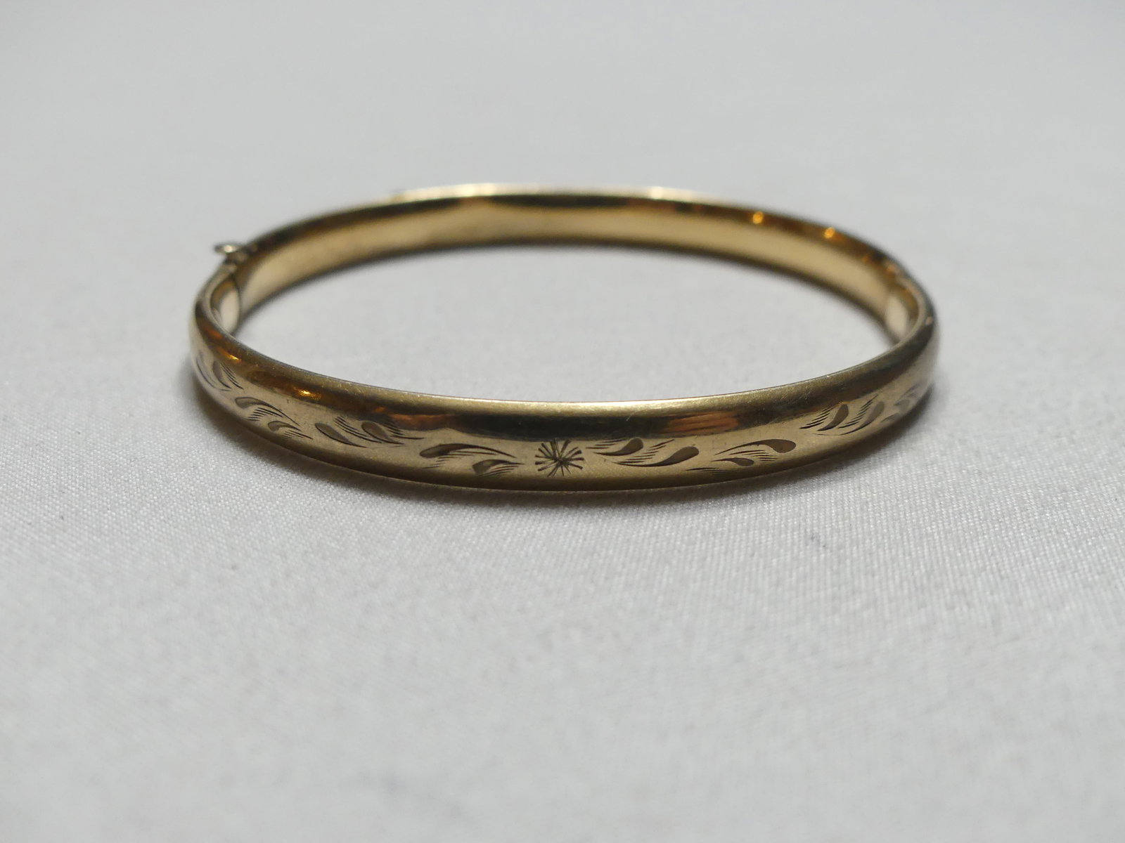 Two Antique Gold Filled Bangles - 9