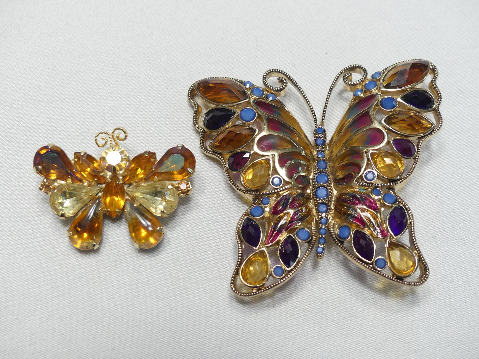 Two Vintage Butterfly Brooches (1 of 9)