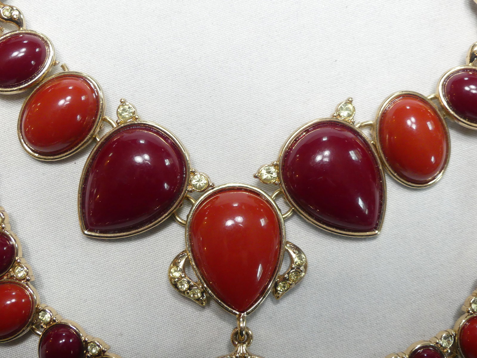 Vintage Signed Statement Necklace - 4