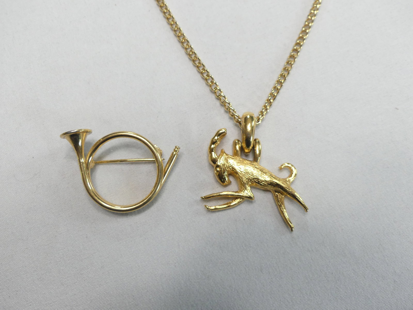 Signed Vintage Pendant & Pin (1 of 9)