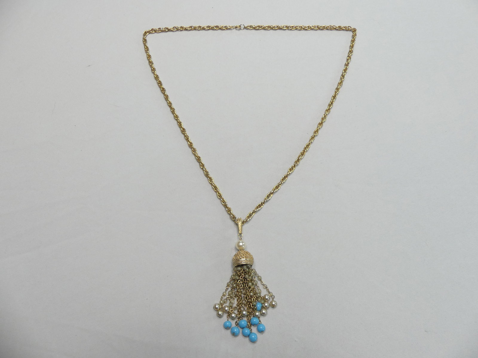 Two Vintage Statement Necklaces - 4