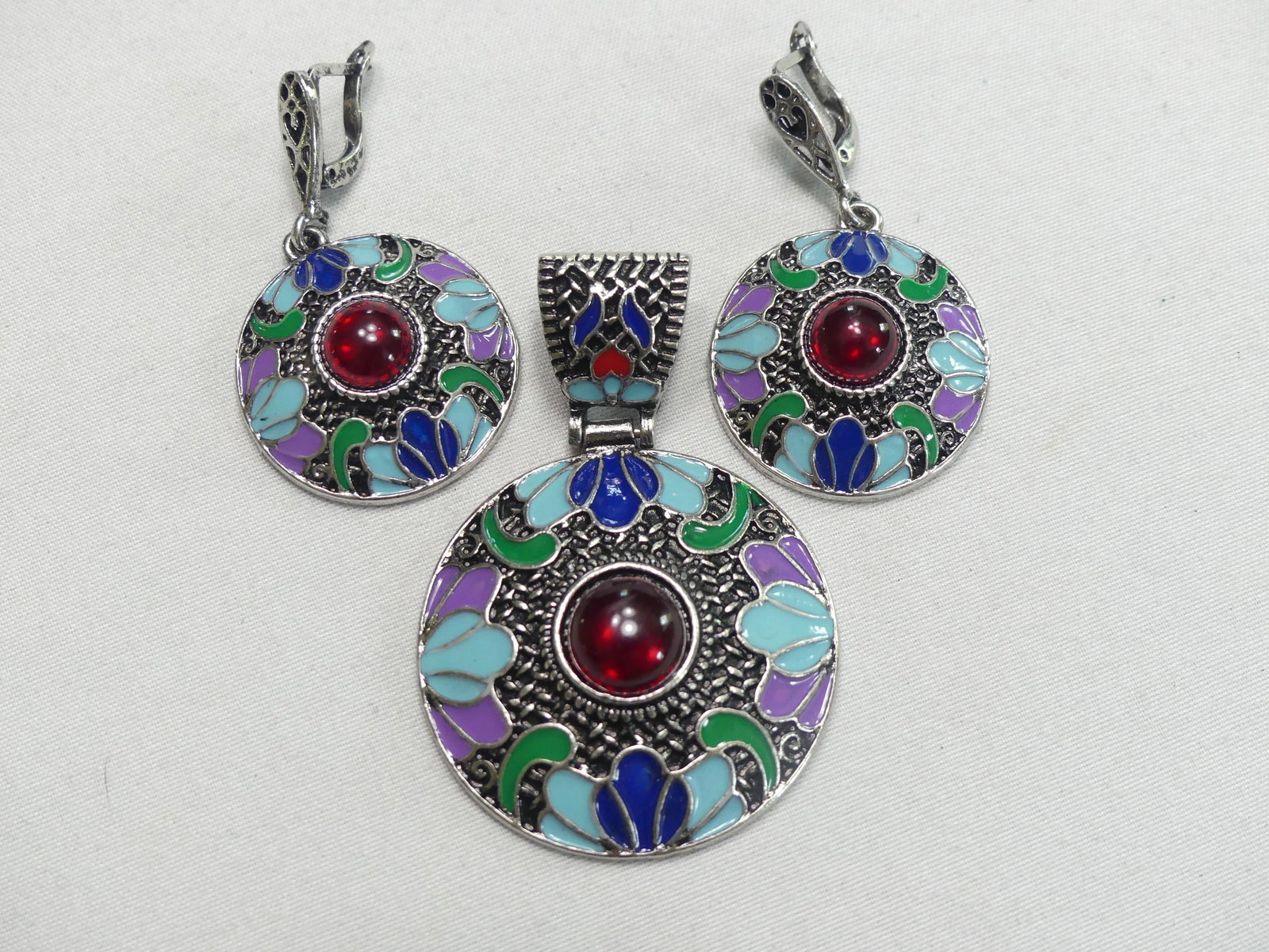 Vintage Earring & Pendant Set (1 of 9)