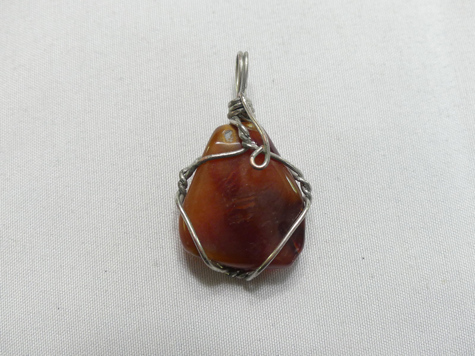 Four Hard Stone Pendants - 7