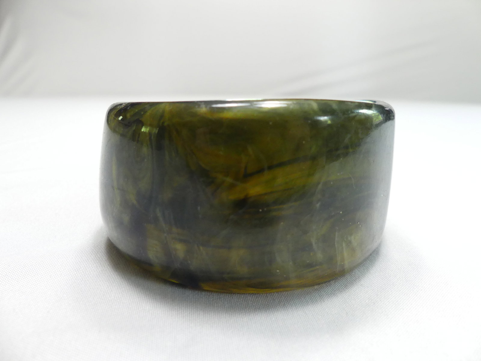 Five Vintage Celluloid or Composite Bangles - 2