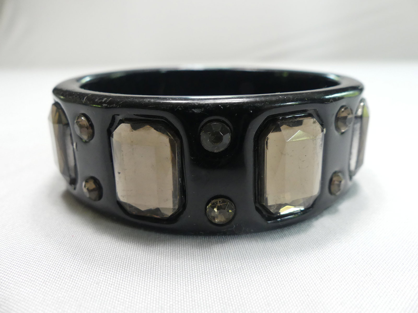 Five Vintage Celluloid or Composite Bangles - 4