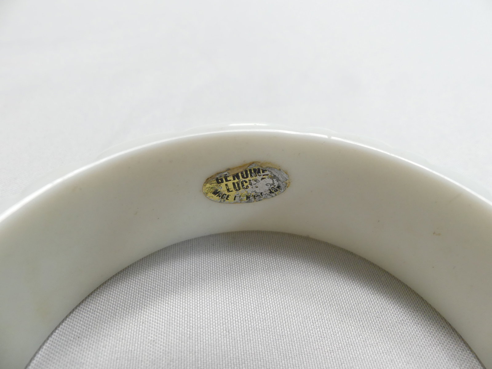 Five Vintage Celluloid or Composite Bangles - 7