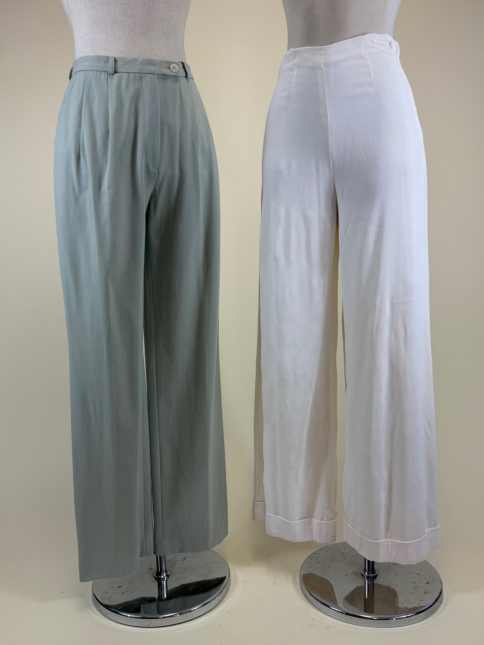 Two Wool or Silk Ladies Trousers (1 of 7)