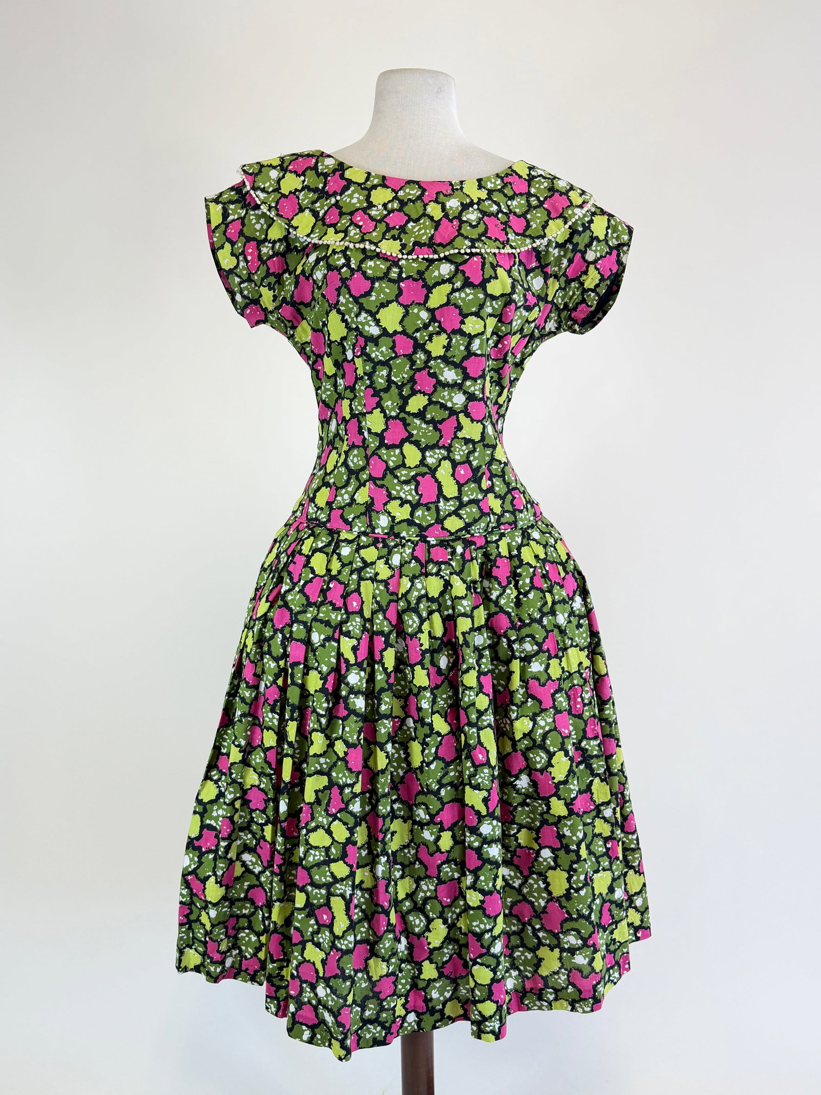 Vintage Cotton Party Dress (1 of 8)