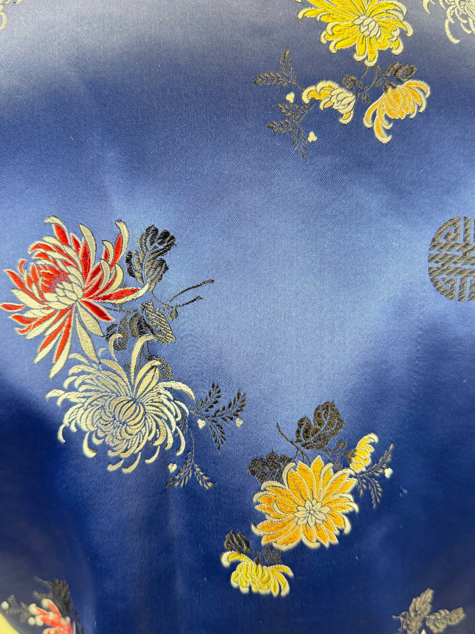 Patterned Silk Cheongsam Blouse - 6