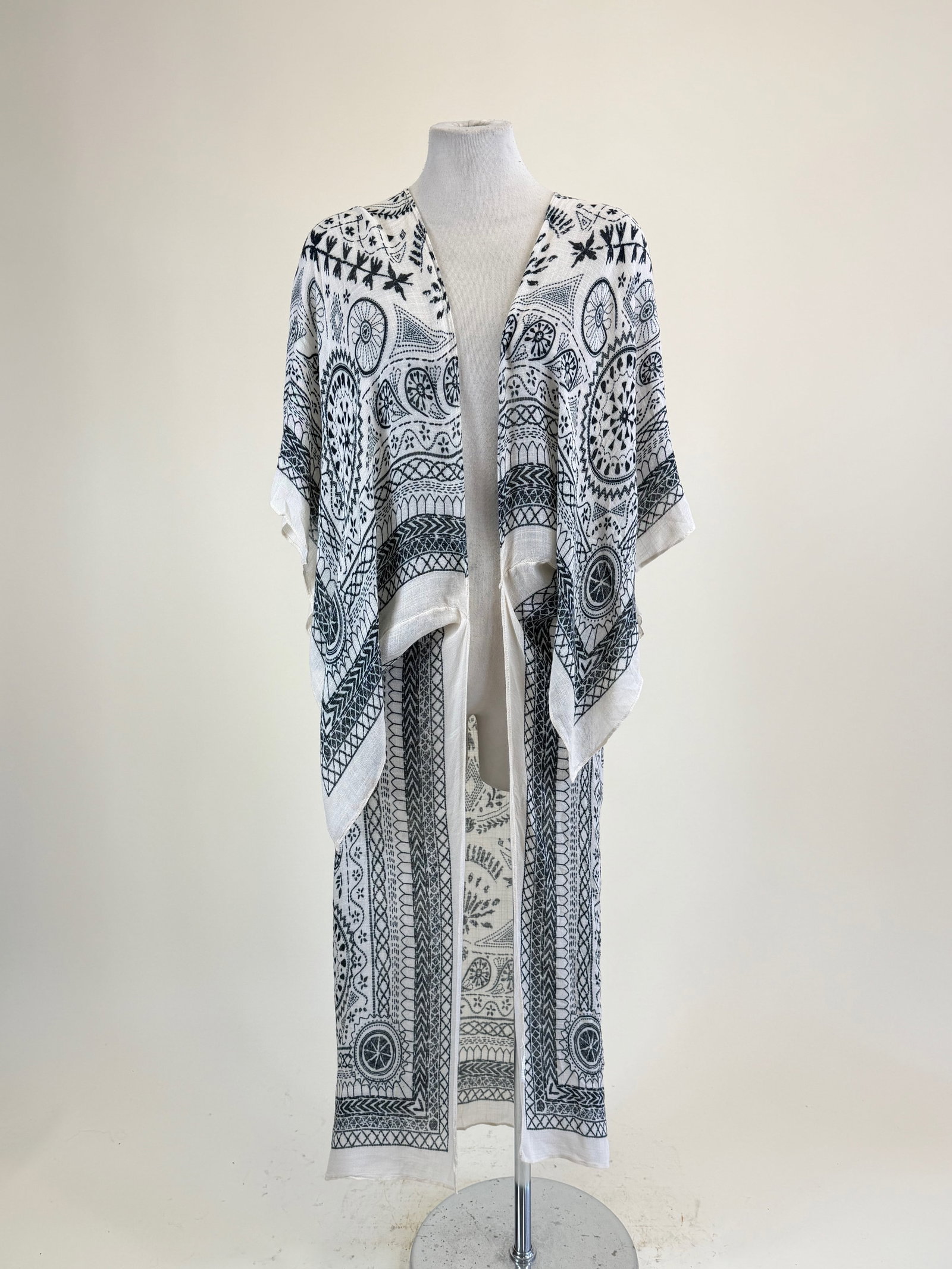 Printed Beach Coverup - 2