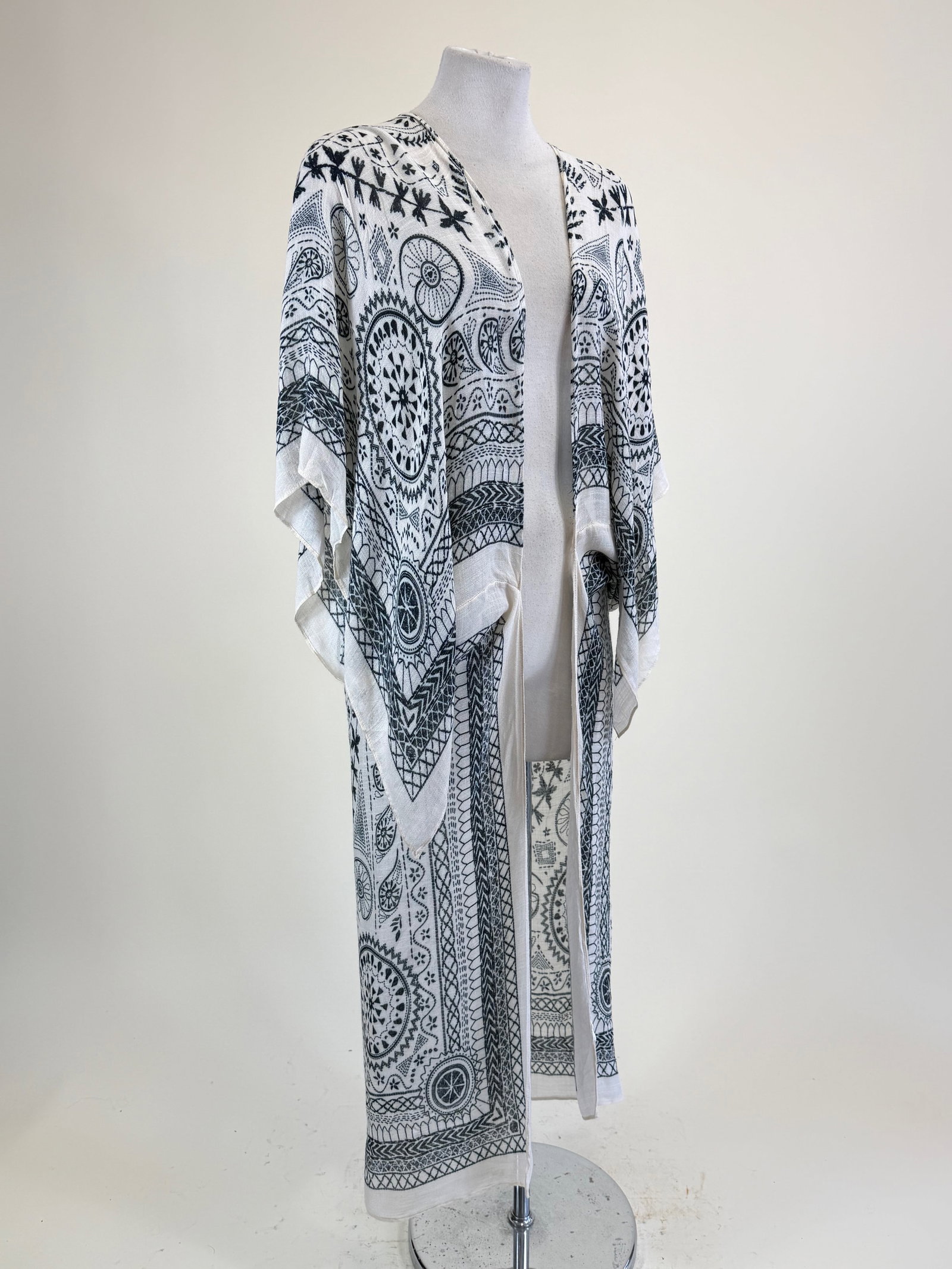 Printed Beach Coverup - 3