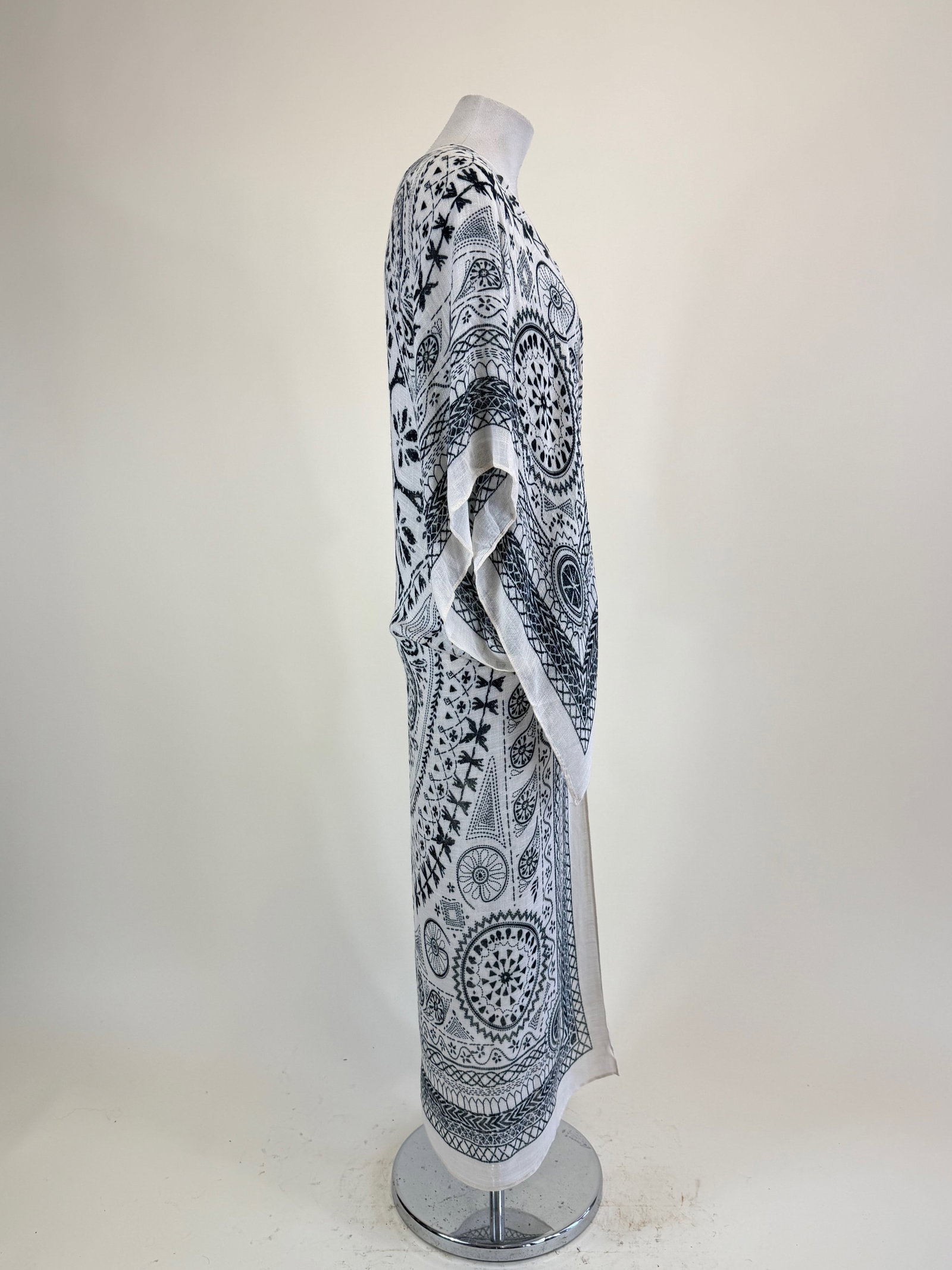 Printed Beach Coverup - 4