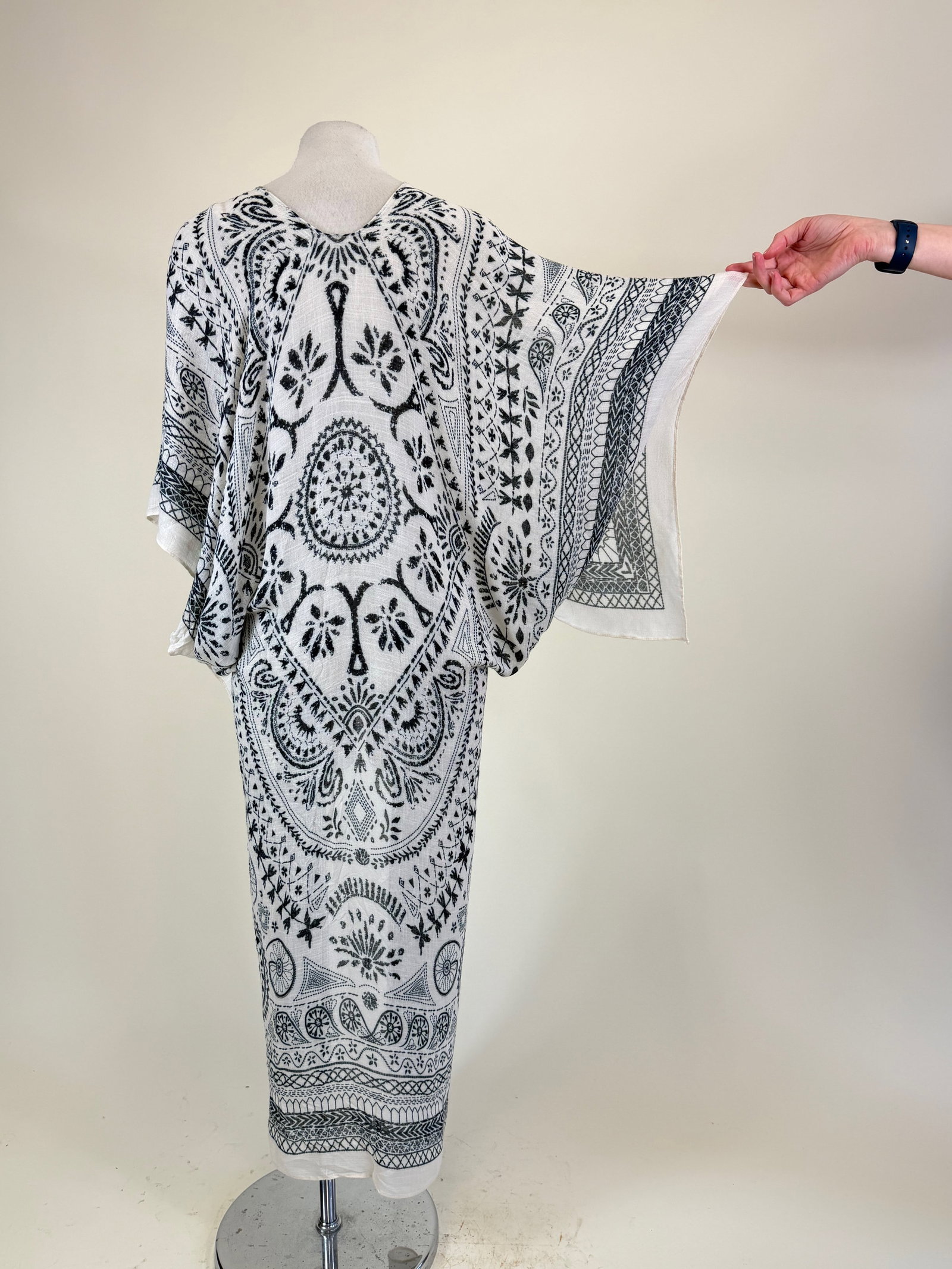 Printed Beach Coverup - 6