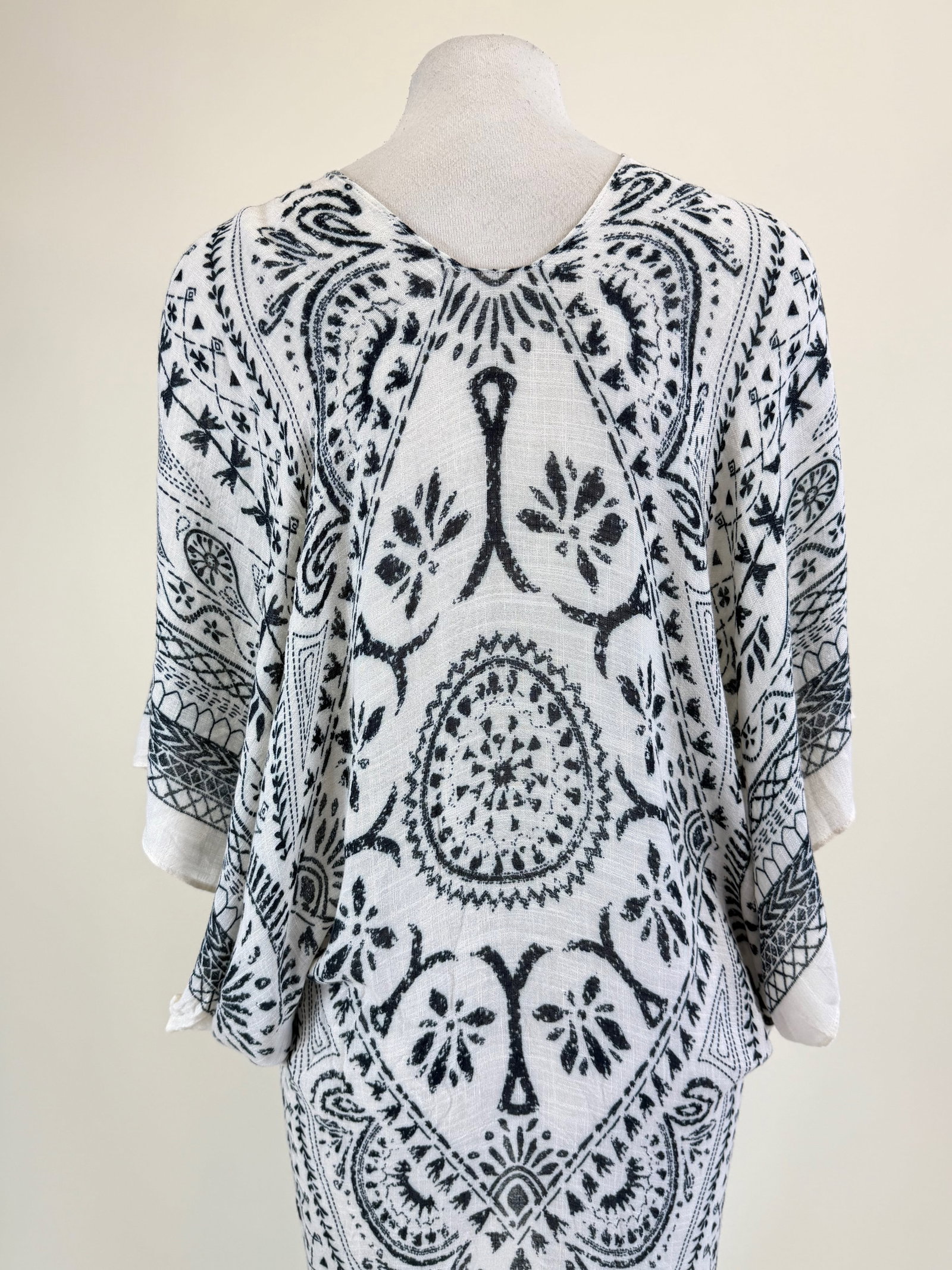 Printed Beach Coverup - 7