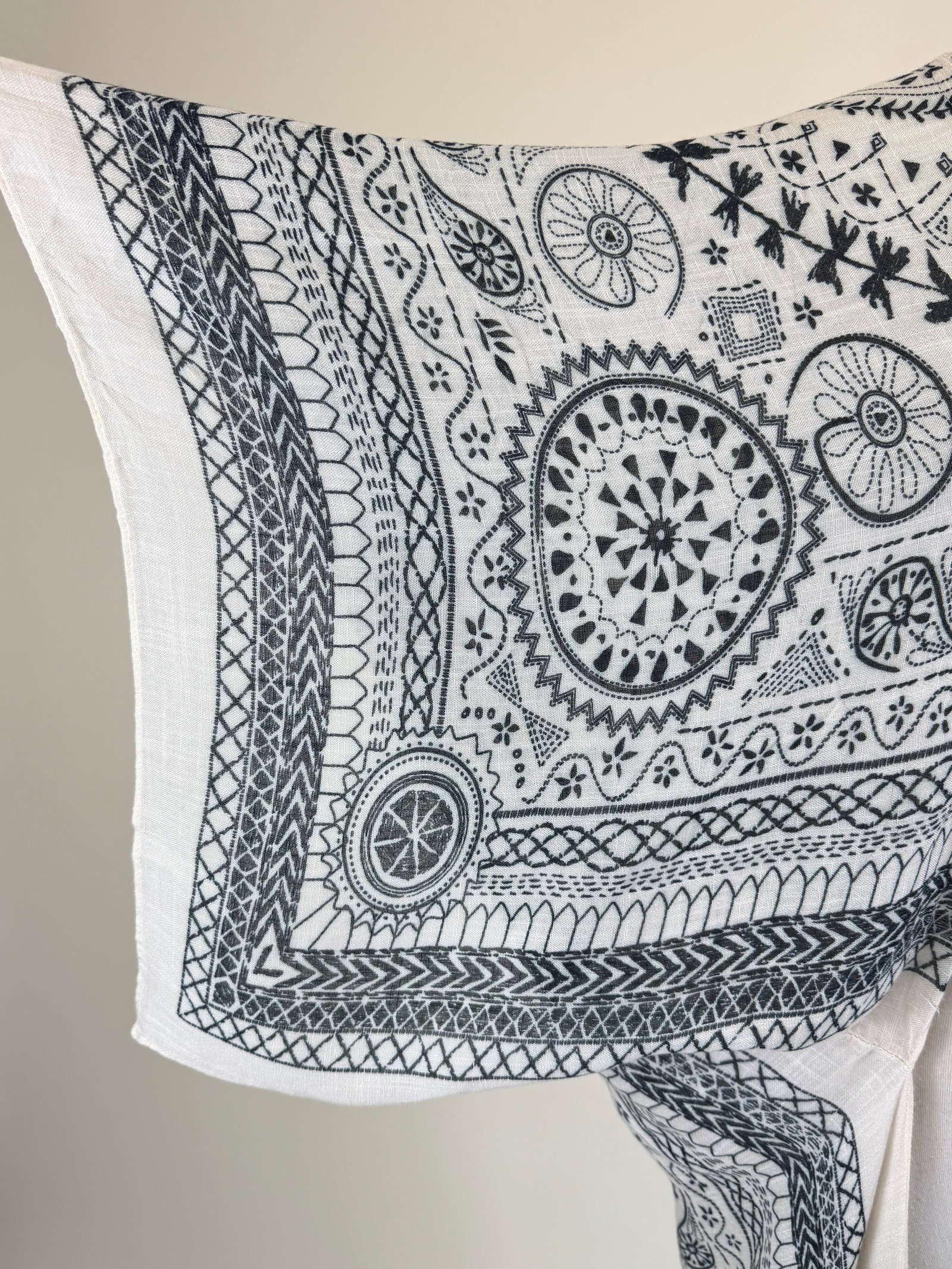 Printed Beach Coverup - 8