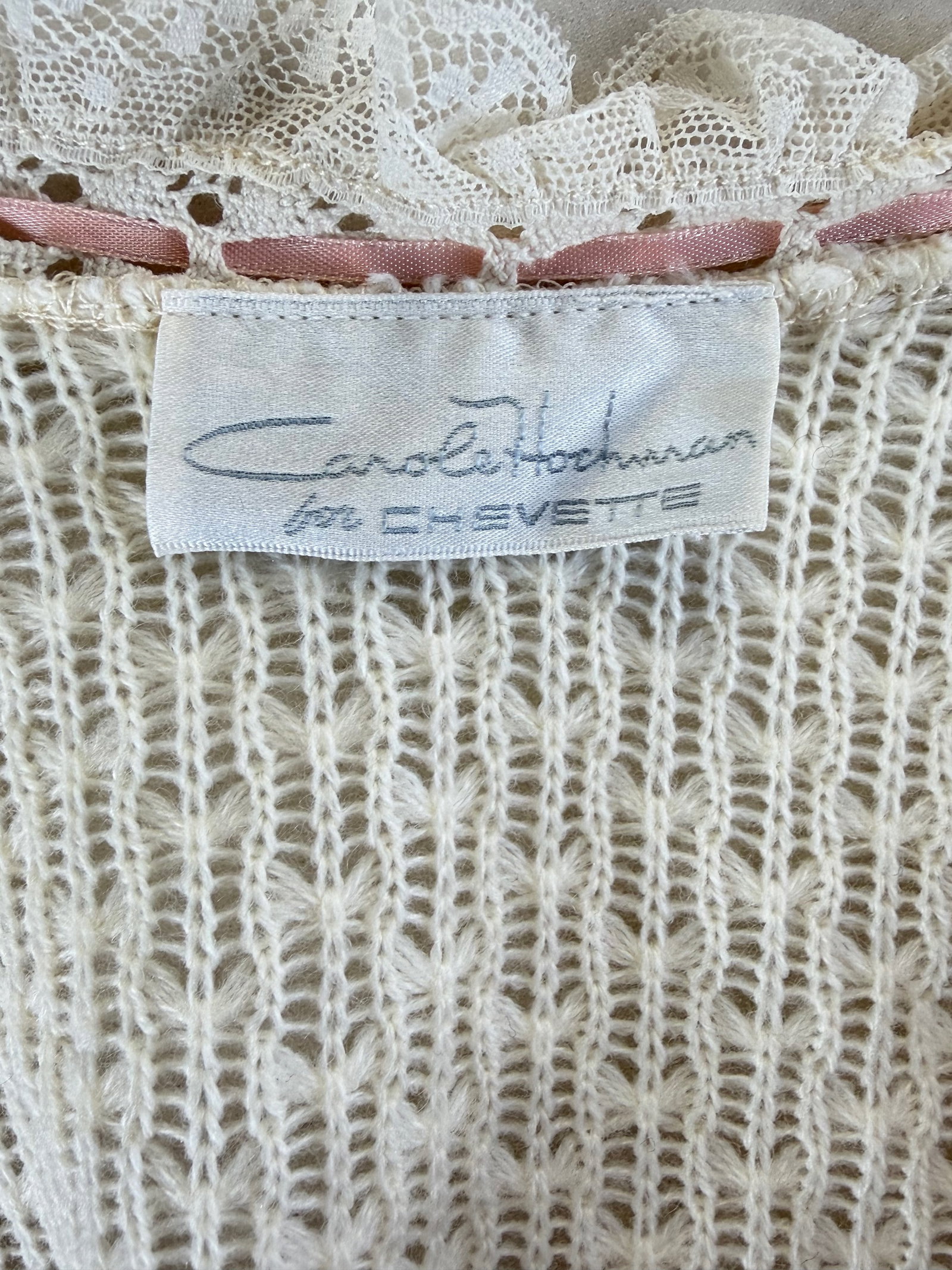 Vintage Knit Bedjacket - 7