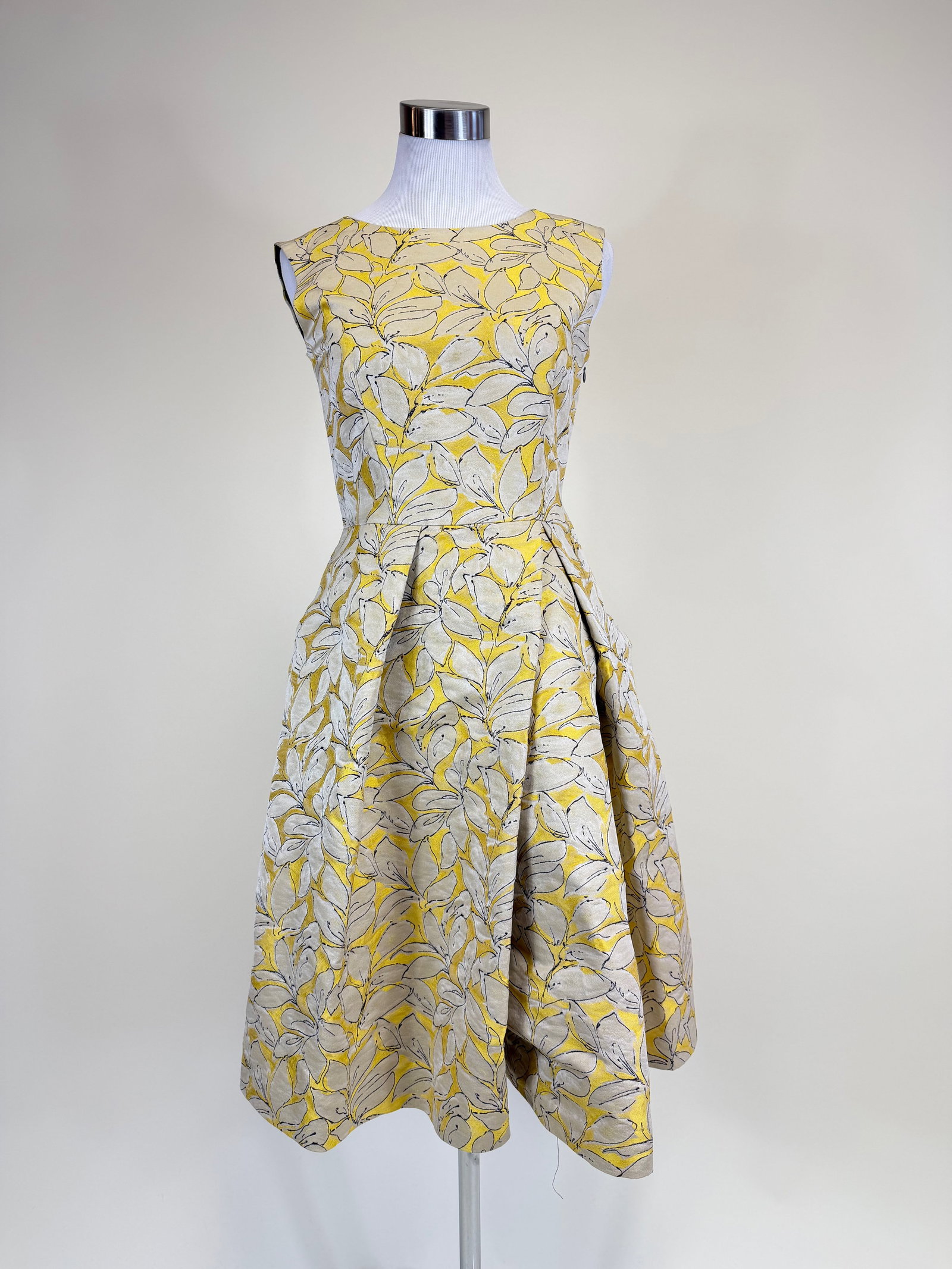 Carolina Herrera Party Dress: B 33", W 28", good condition, see photos