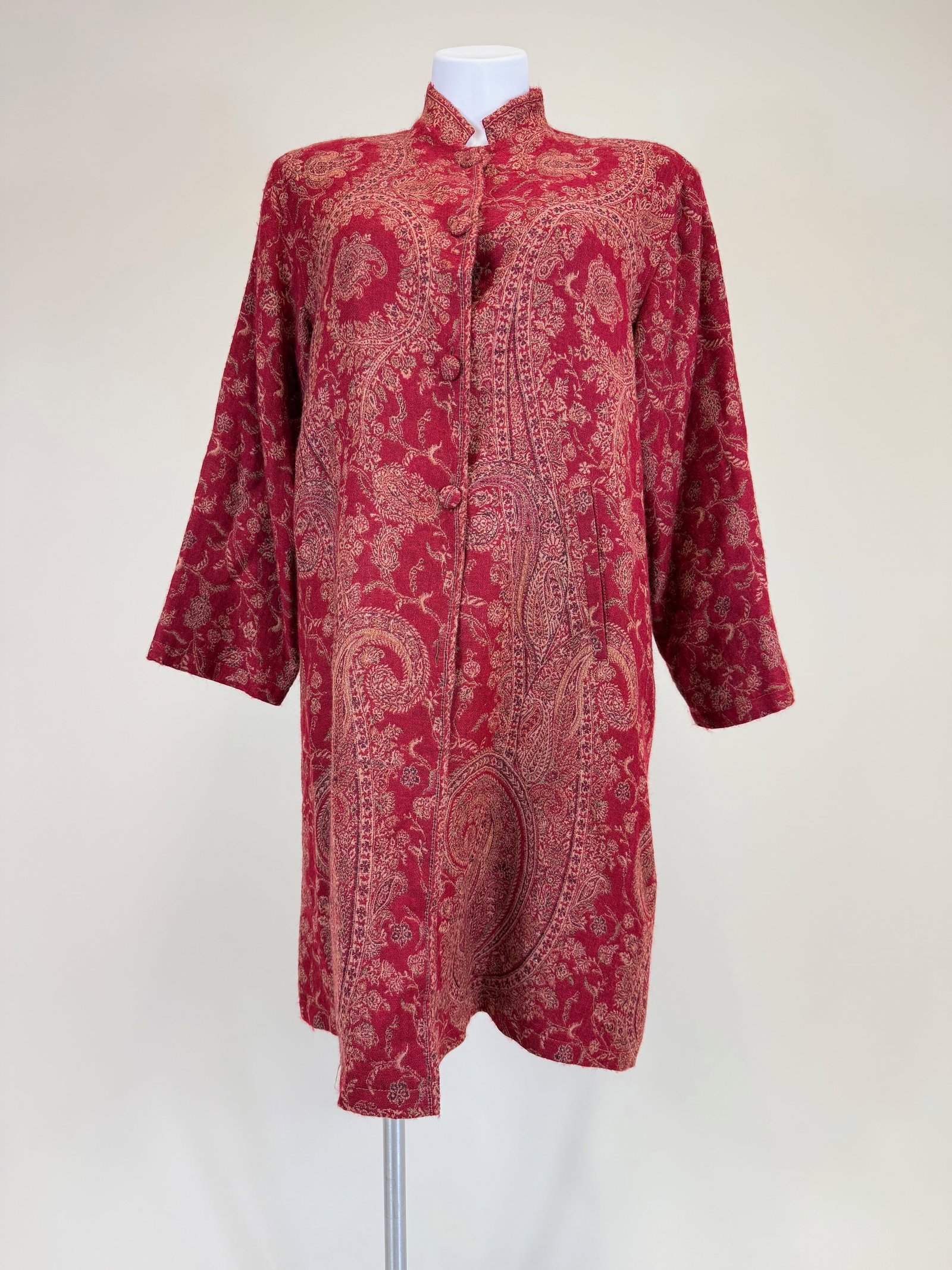 Wool Paisley Coat - 2