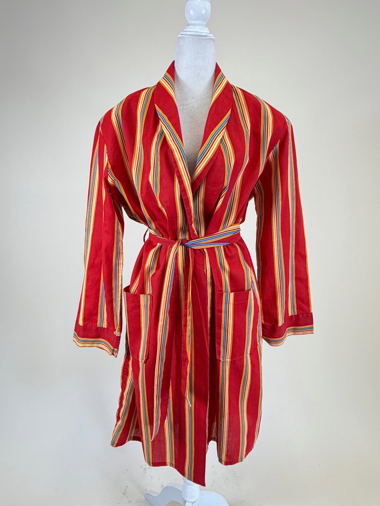 Vintage Striped Cotton Robe (1 of 8)