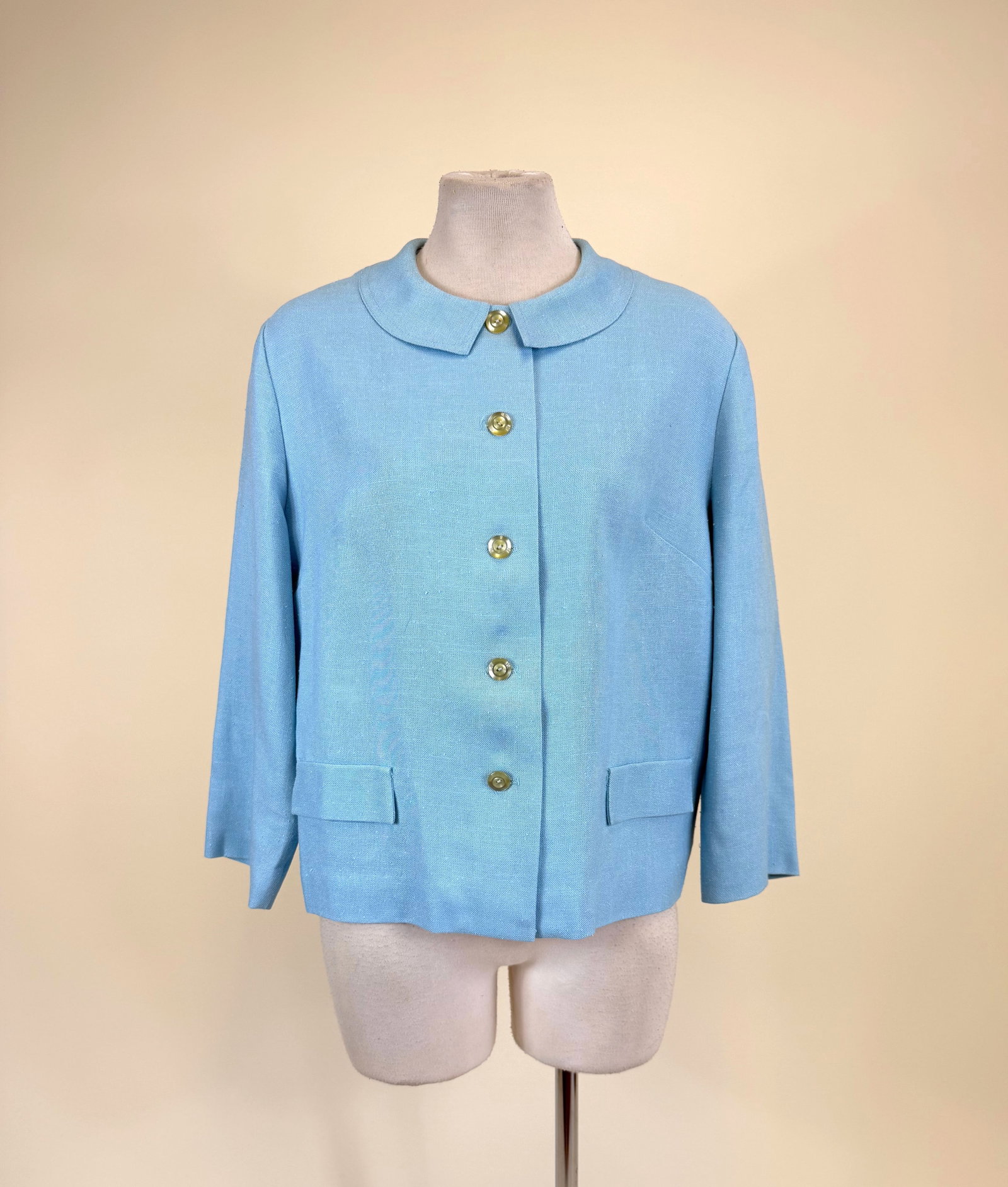 Vintage 1960s Century of Boston Blazer: B 40", few small spot stains, see photos