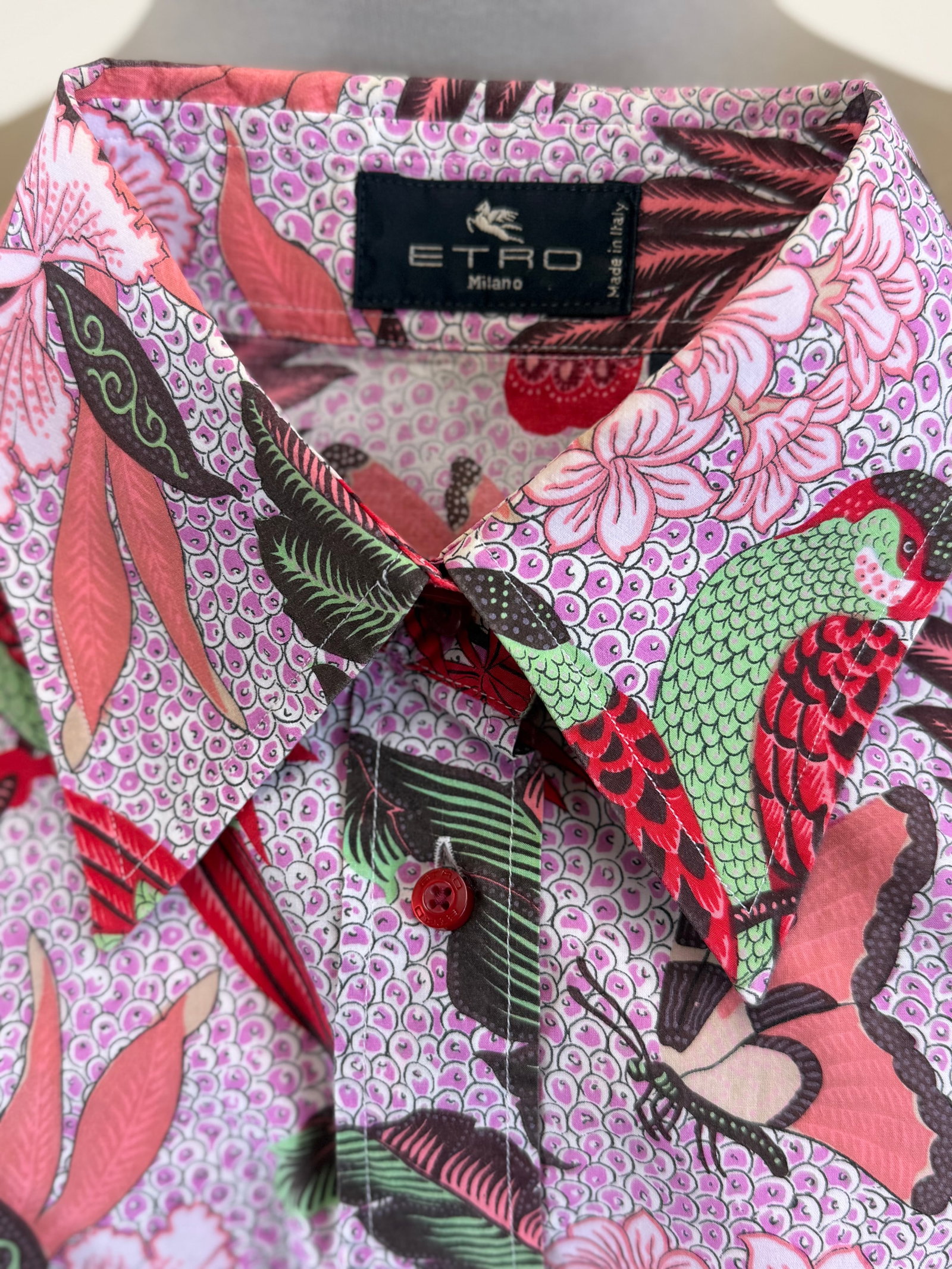 Etro Printed Cotton Button-Up - 6