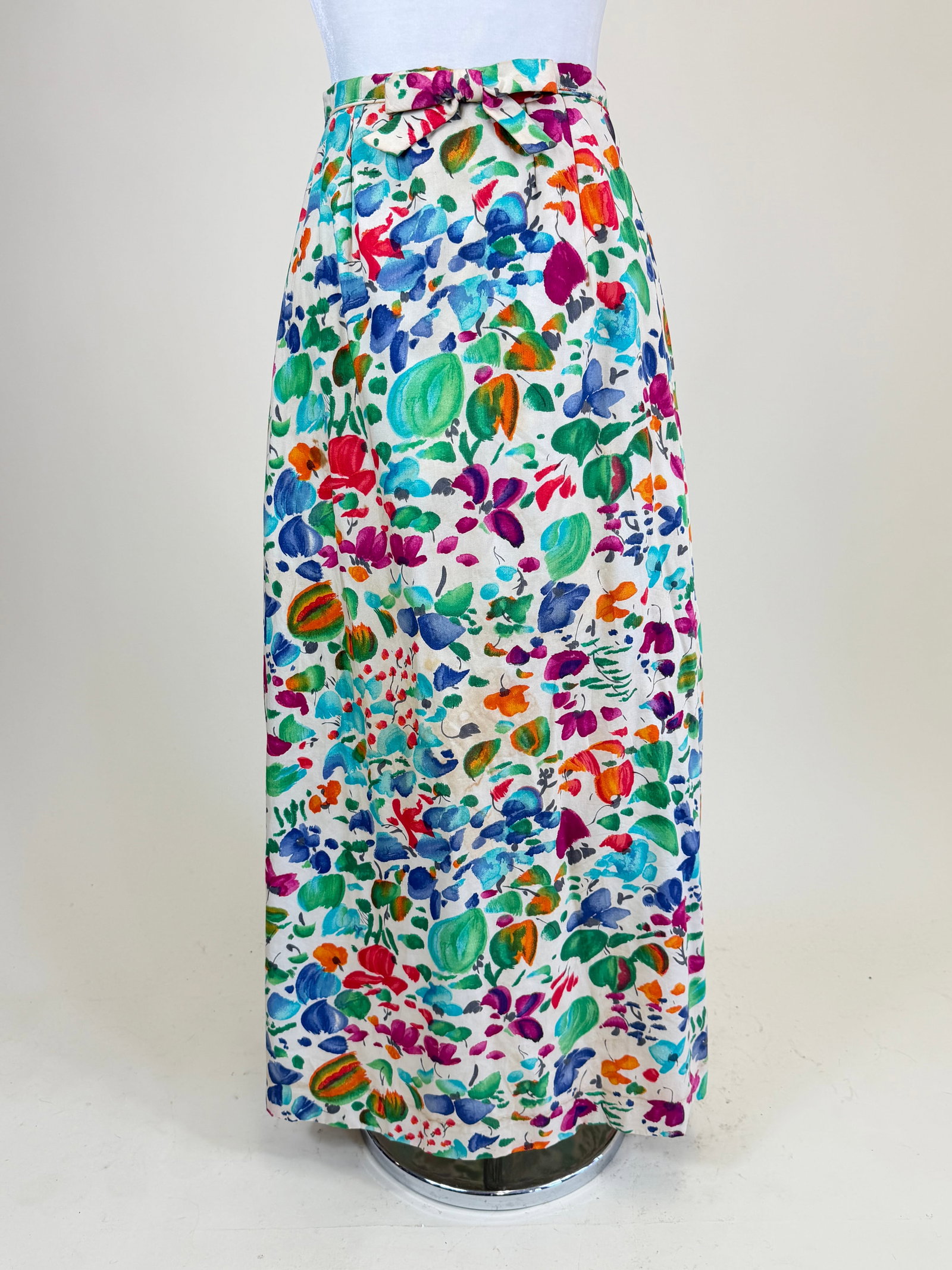 Vintage 1960s Printed Cotton Skirt (1 of 7)