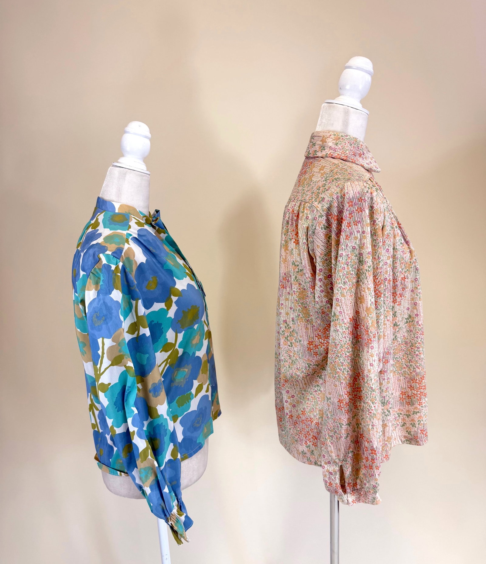 TWO VINTAGE 1970s/80s BLOUSES - 3