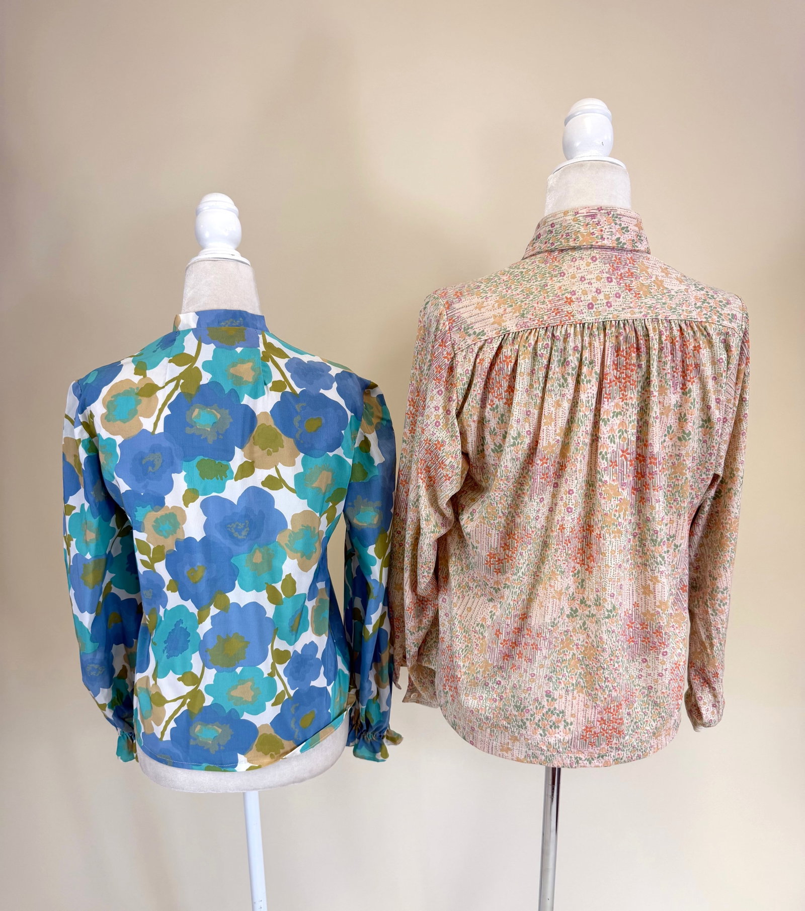 TWO VINTAGE 1970s/80s BLOUSES - 4