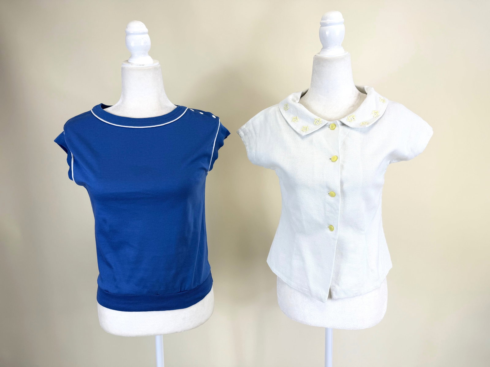 TWO VINTAGE LADIES TOPS (1 of 7)