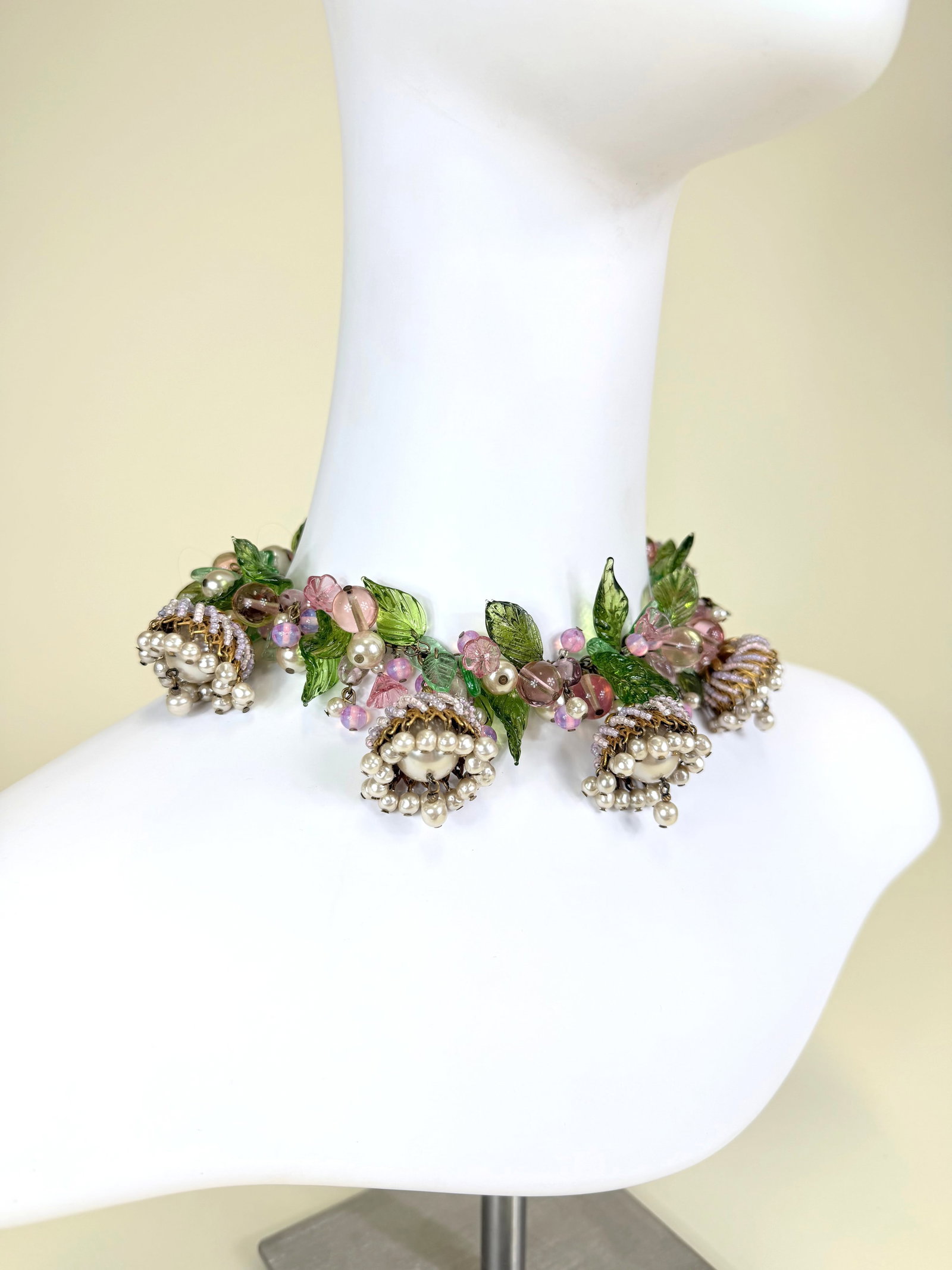 VINTAGE MIRIAM HASKELL STATEMENT CHOKER - 2