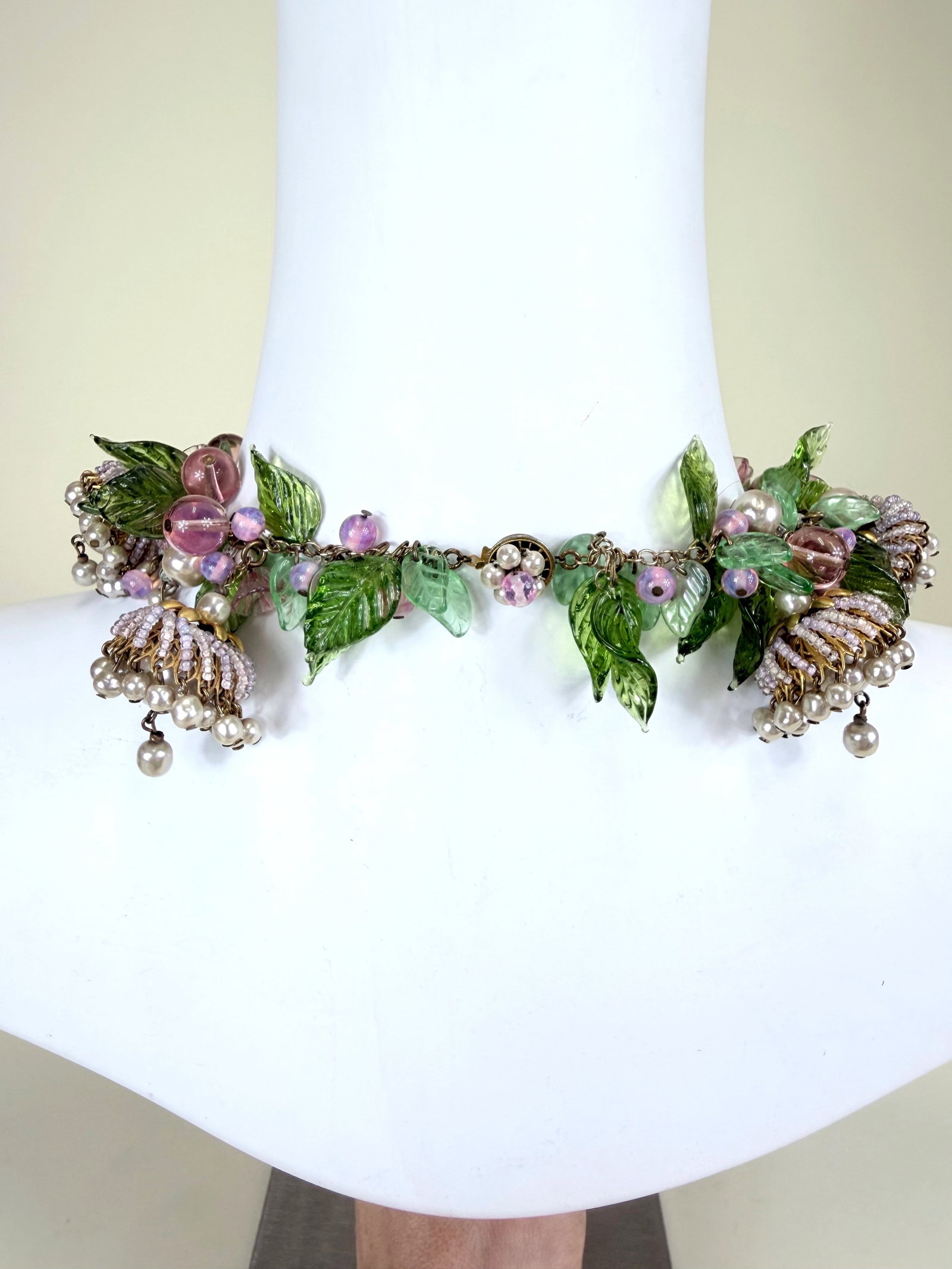 VINTAGE MIRIAM HASKELL STATEMENT CHOKER - 3