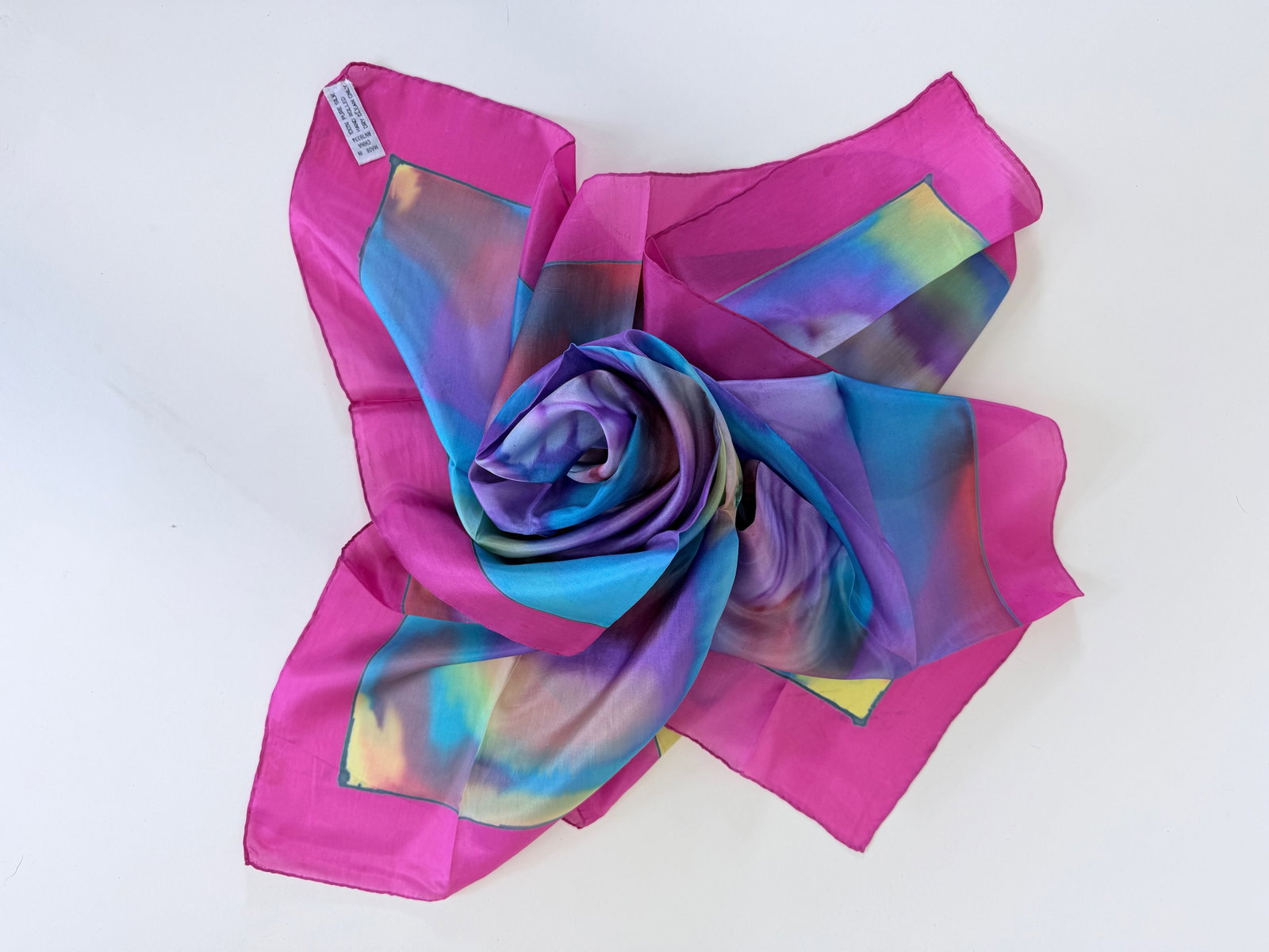 SIX SILK SCARVES - 3