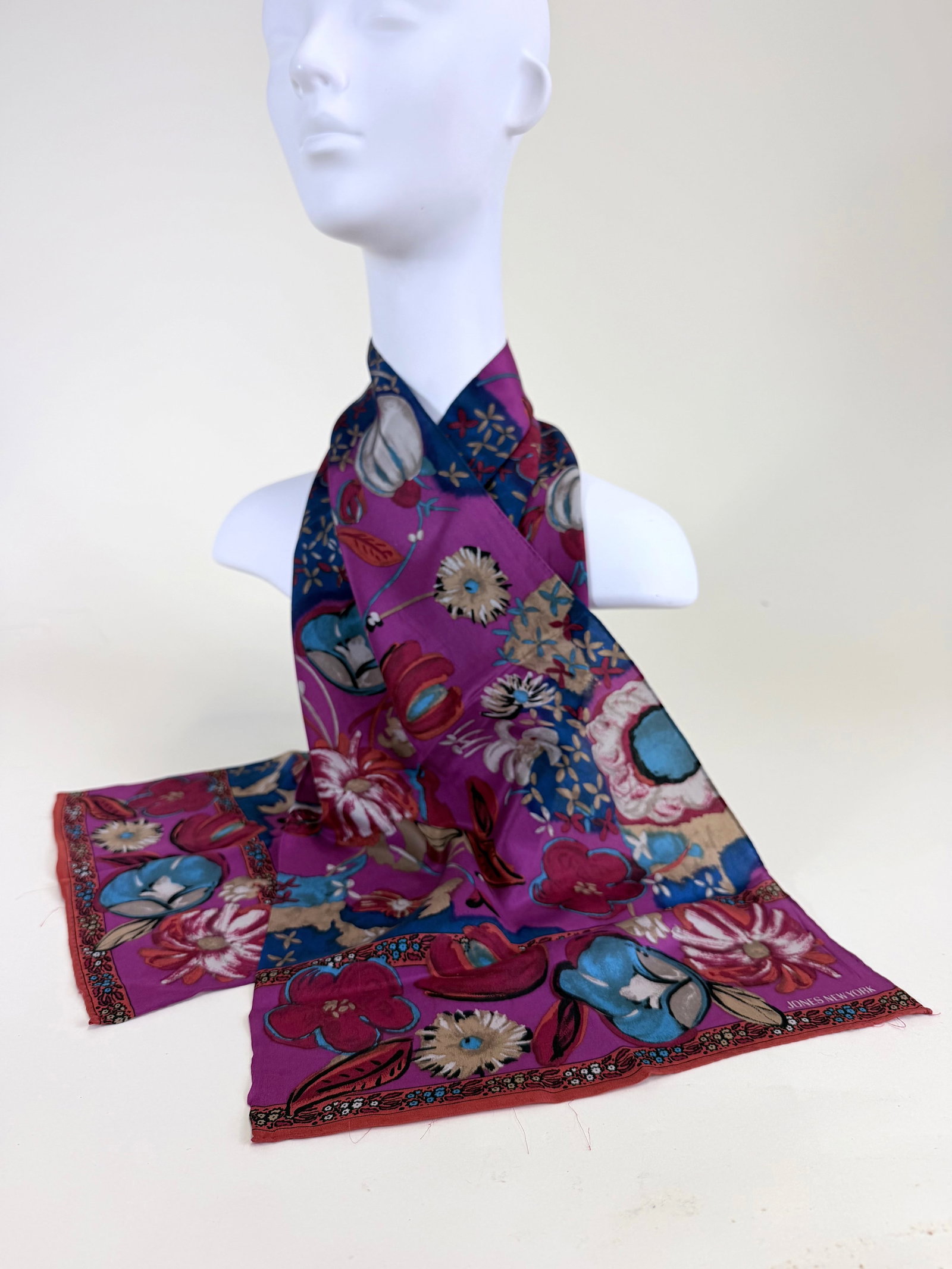 SIX SILK SCARVES - 7