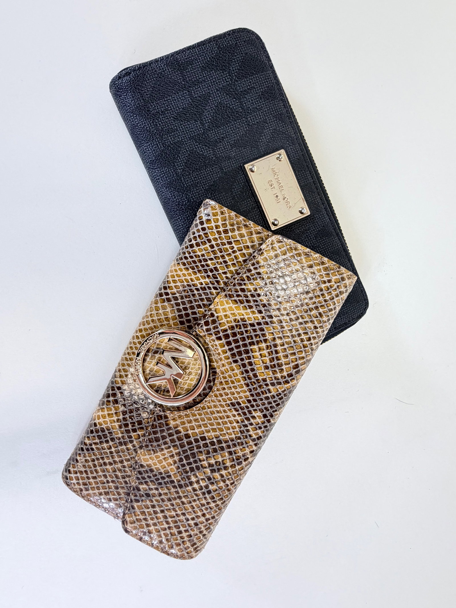 TWO MICHAEL KORS WALLETS (1 of 6)