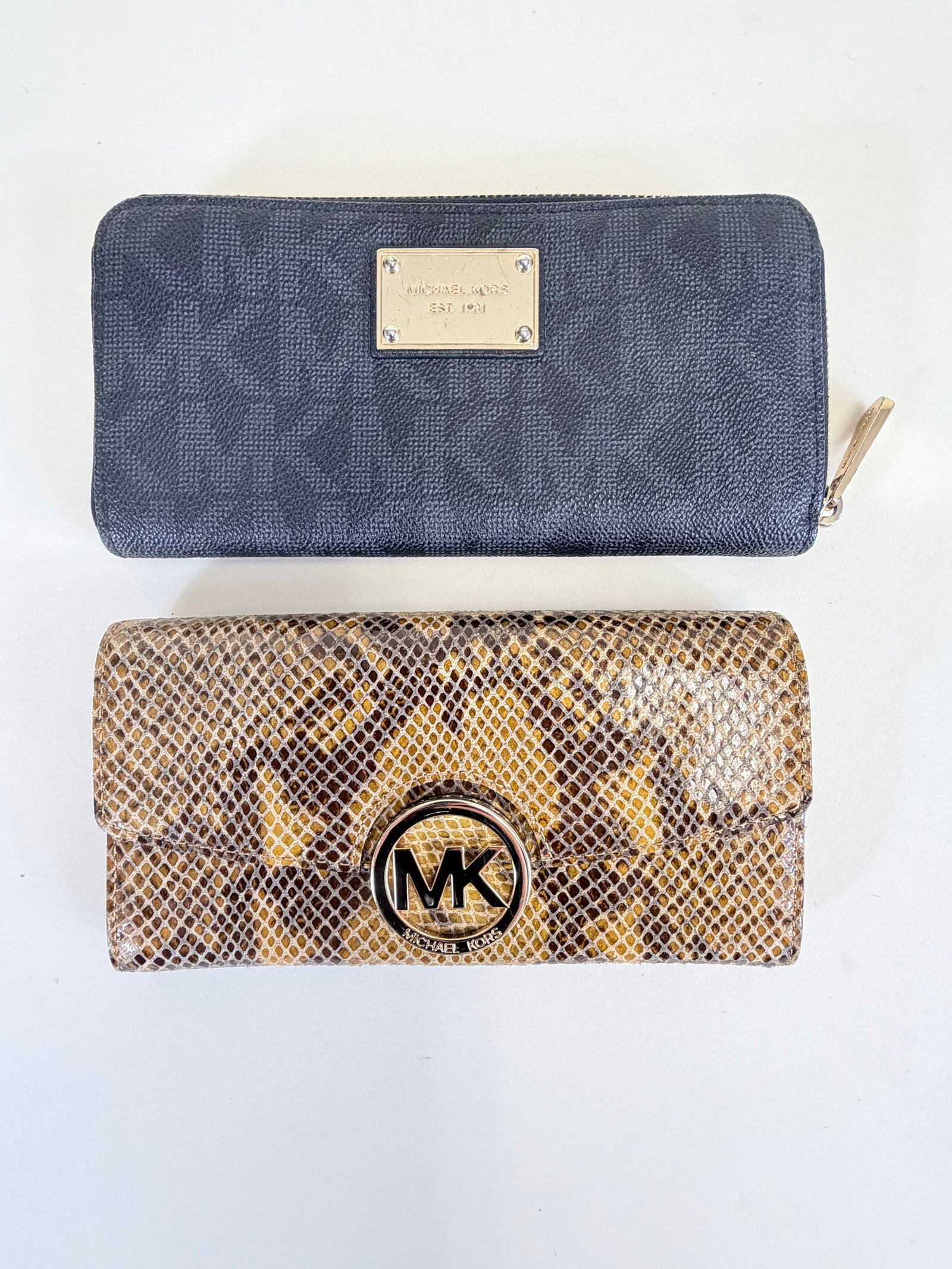 TWO MICHAEL KORS WALLETS - 2