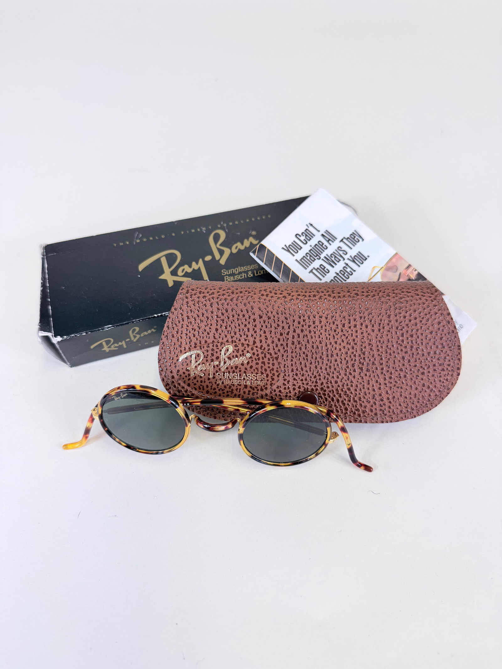 VINTAGE DEADSTOCK RAY BAN WINDSOR SUNGLASSES (1 of 8)