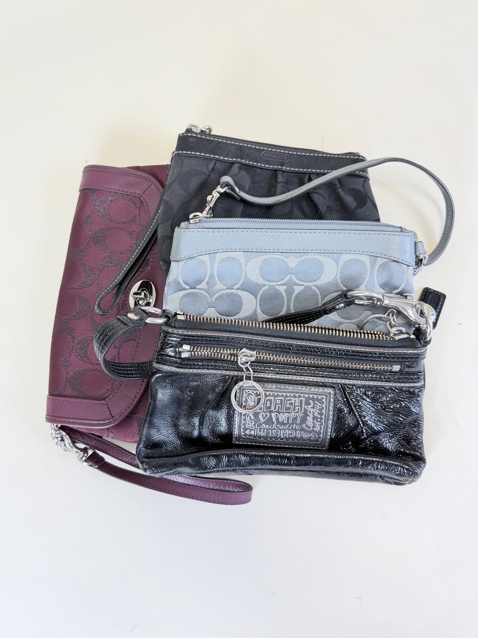 FOUR COACH BAGS OR WALLETS (1 of 9)