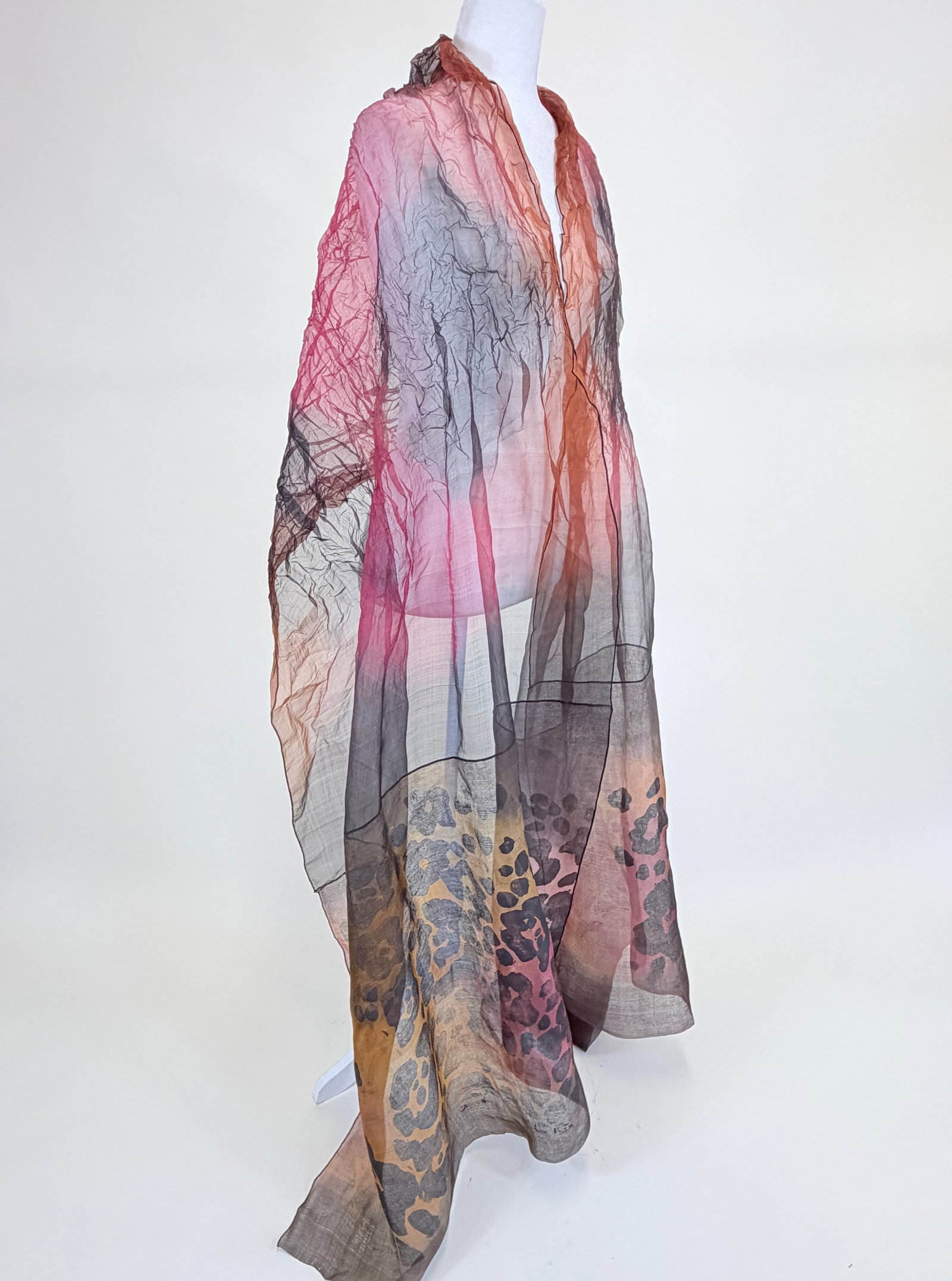 PRINTED ITALIAN GAUZE WRAP - 2